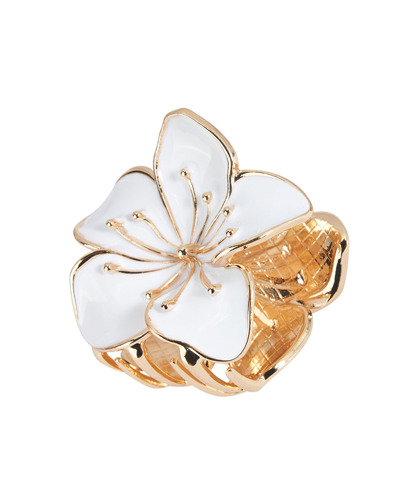 Traba mujer flor blanca Traba mujer flor blanca