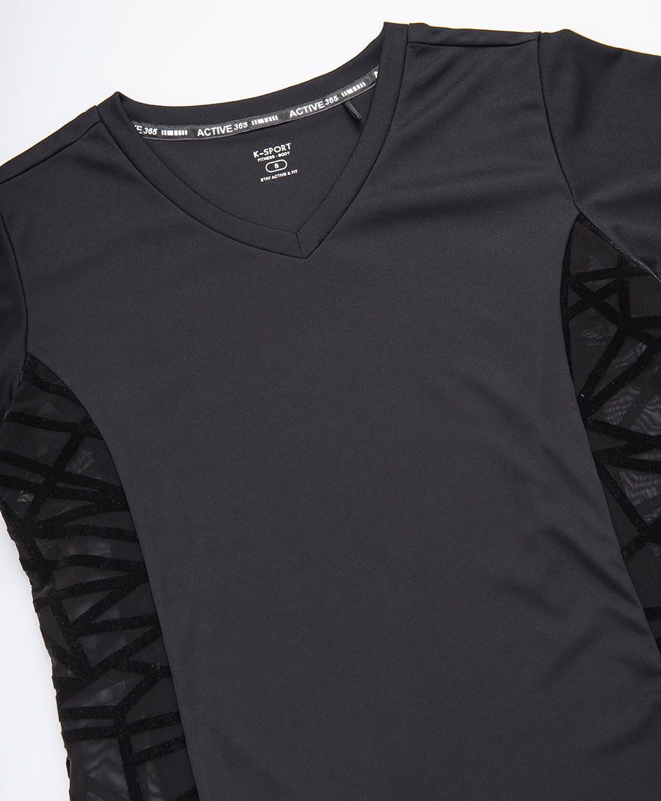 Polera deportiva mujer malla