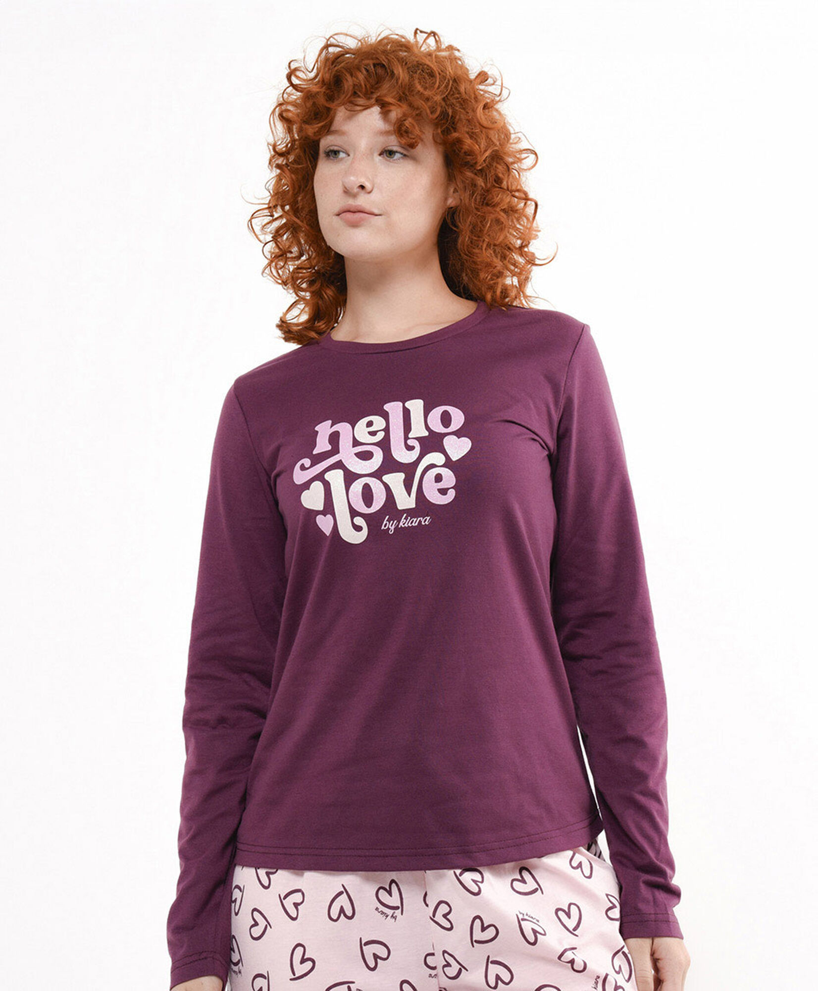 Pijama mujer hello love Pijama mujer hello love