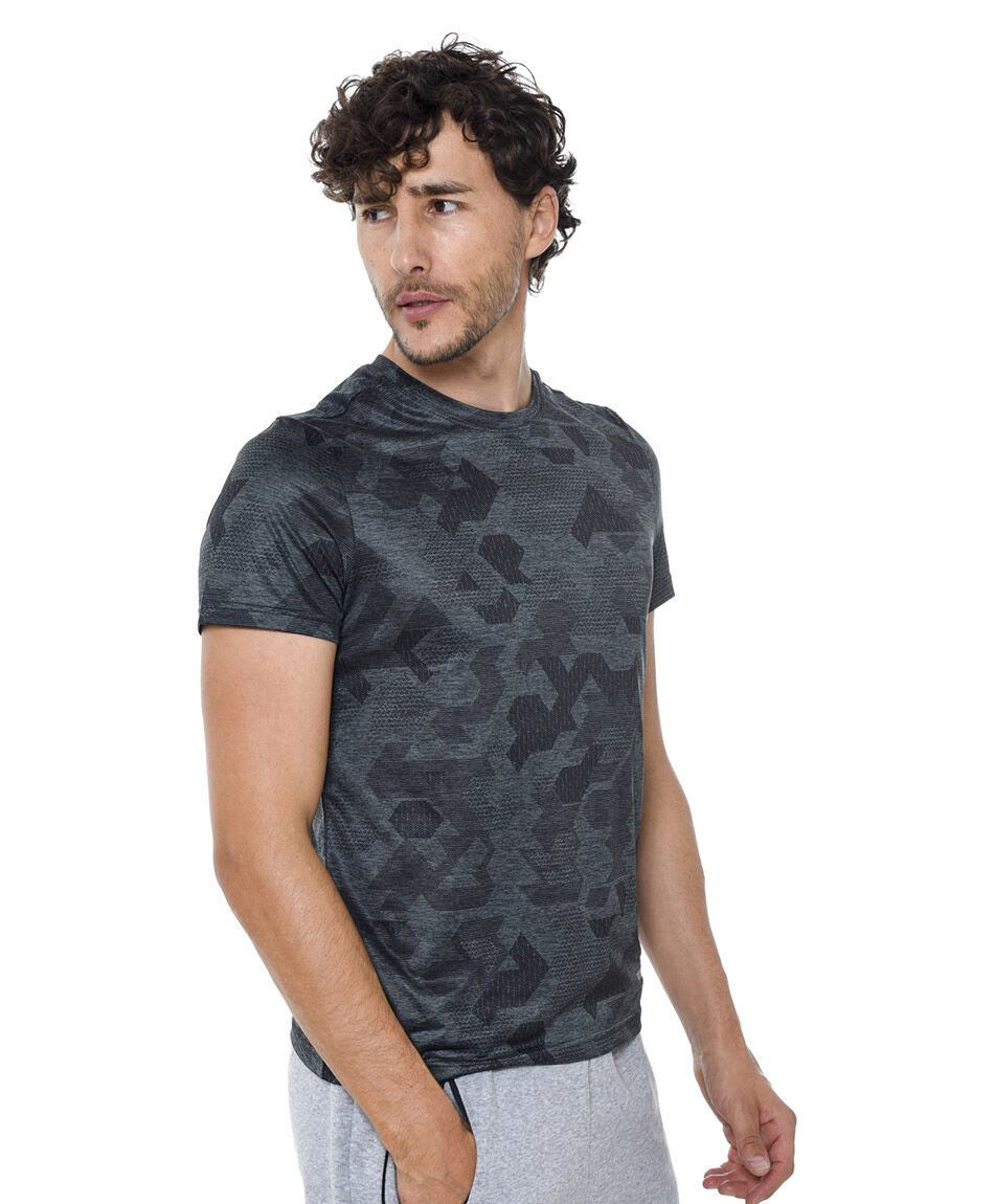 Polera deportiva print