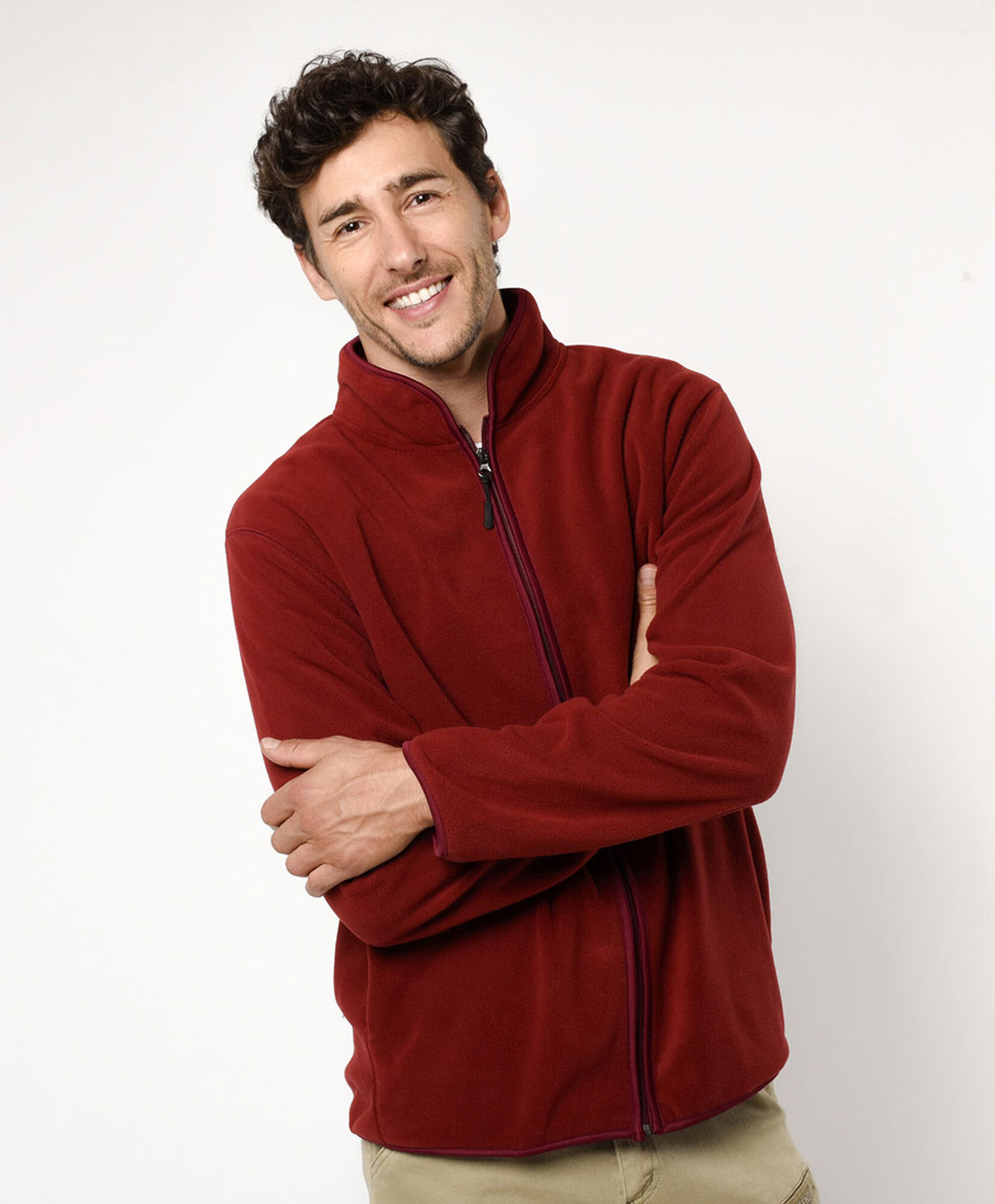 Polar hombre clásico liso color Polar hombre clásico liso color