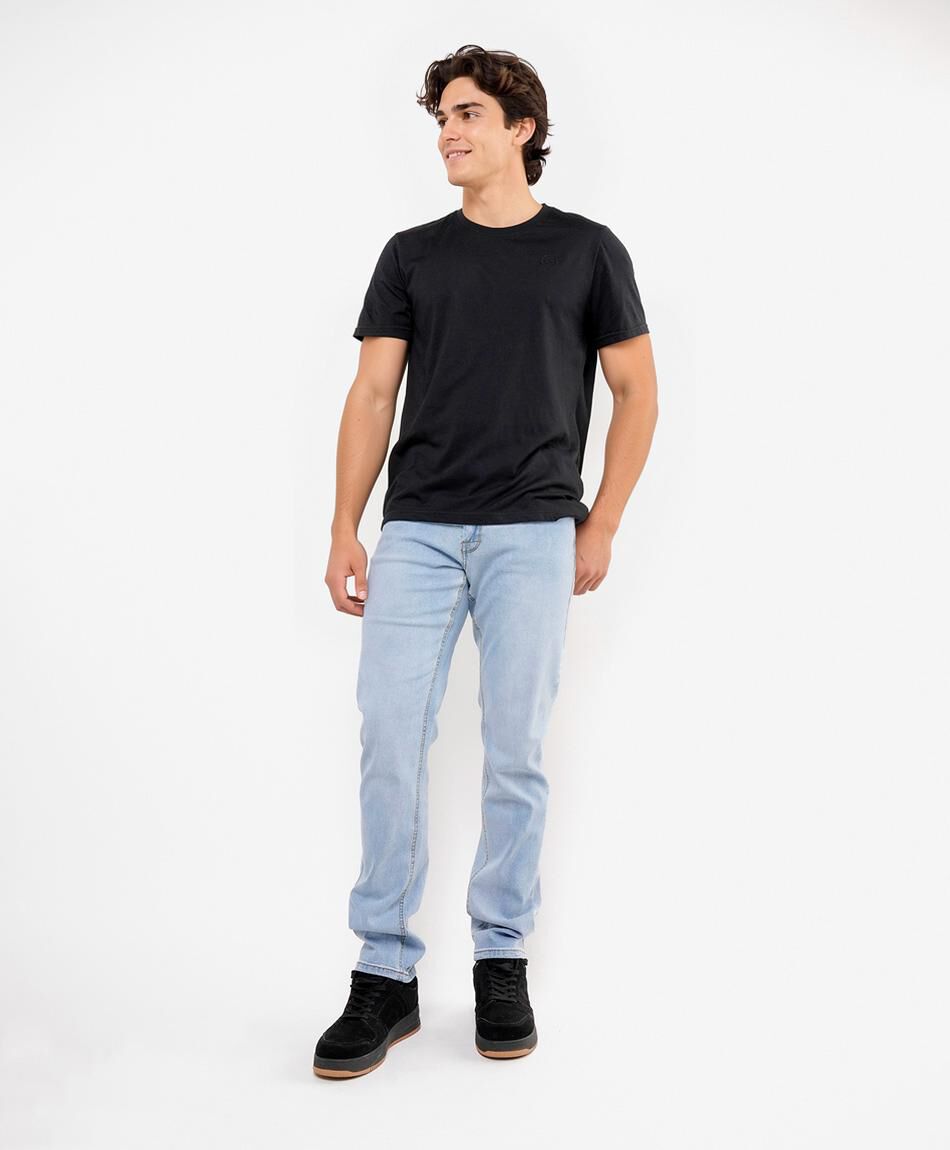 Jeans hombre desgastado slim fit