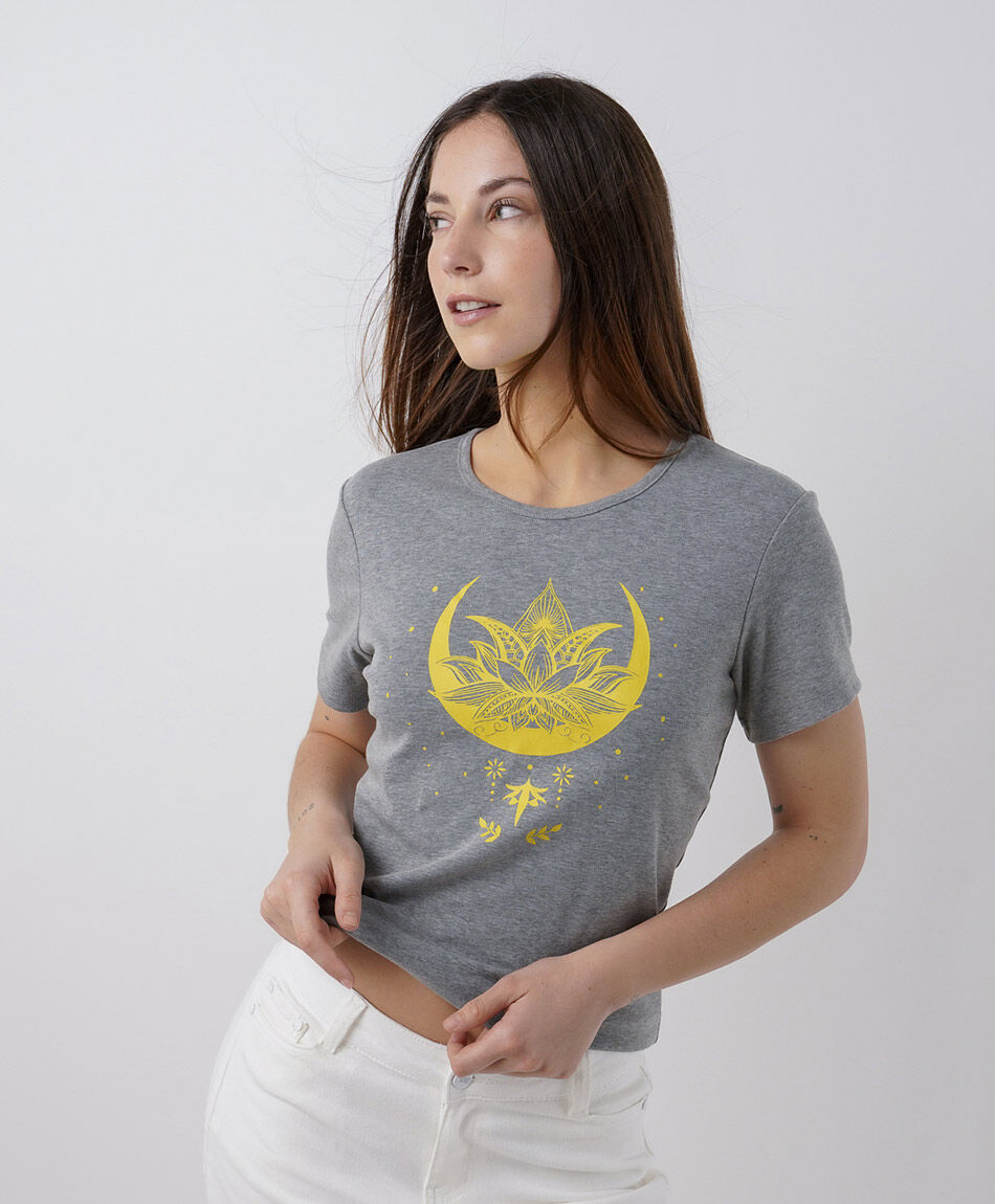 Polera mujer flor de loto