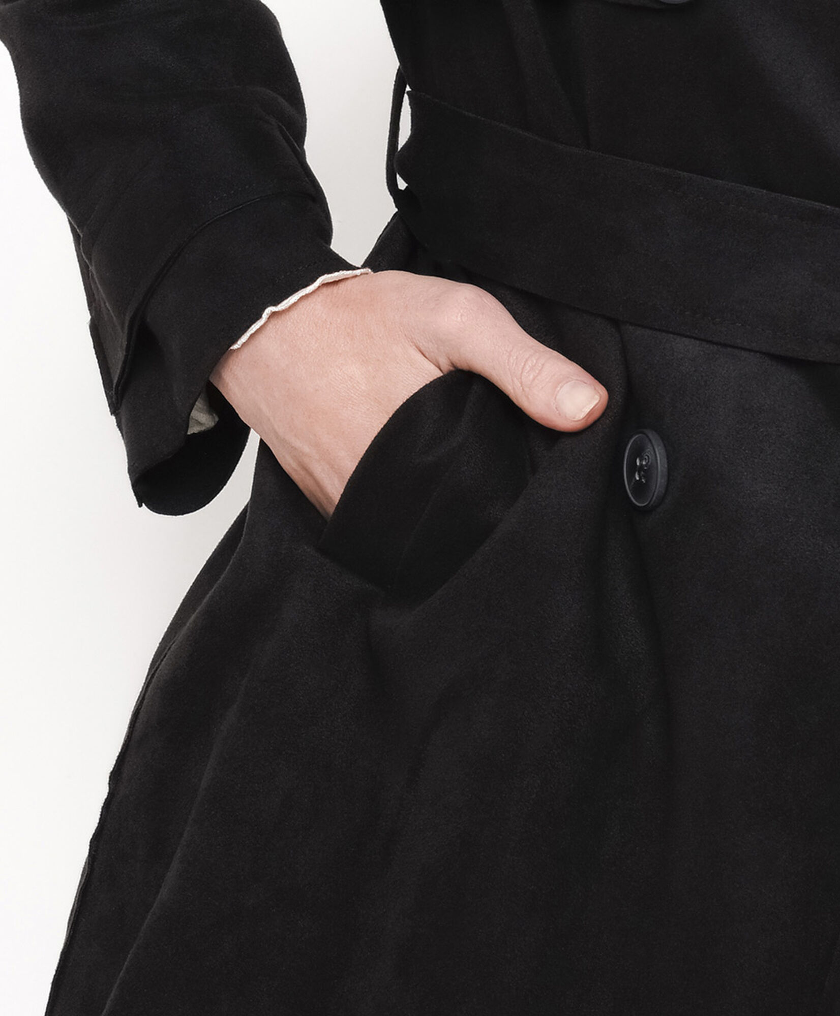 Abrigo mujer botones cinturón Abrigo mujer botones cinturón