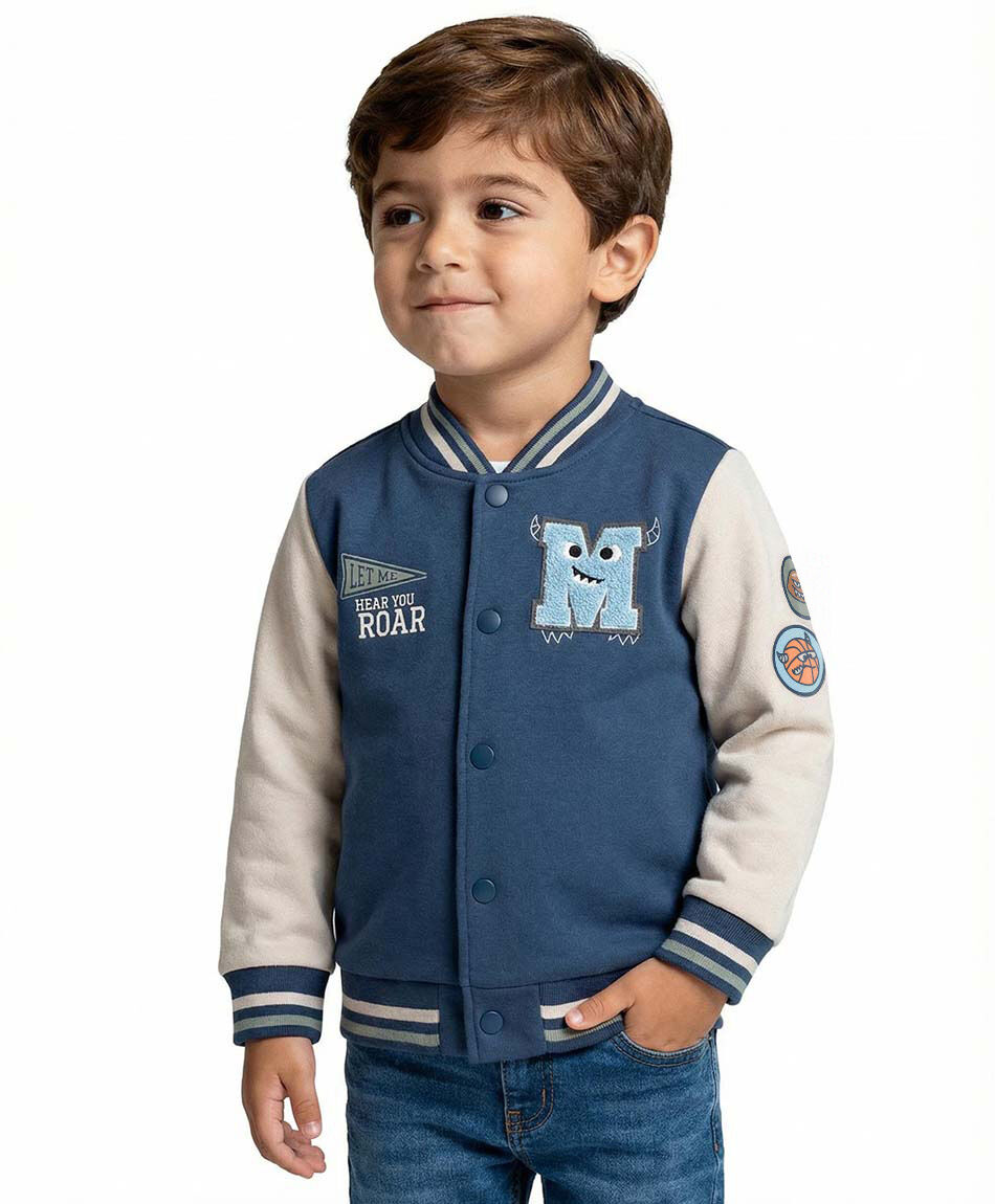 Chaqueta beb&eacute; tipo b&eacute;isbol cl&aacute;sica