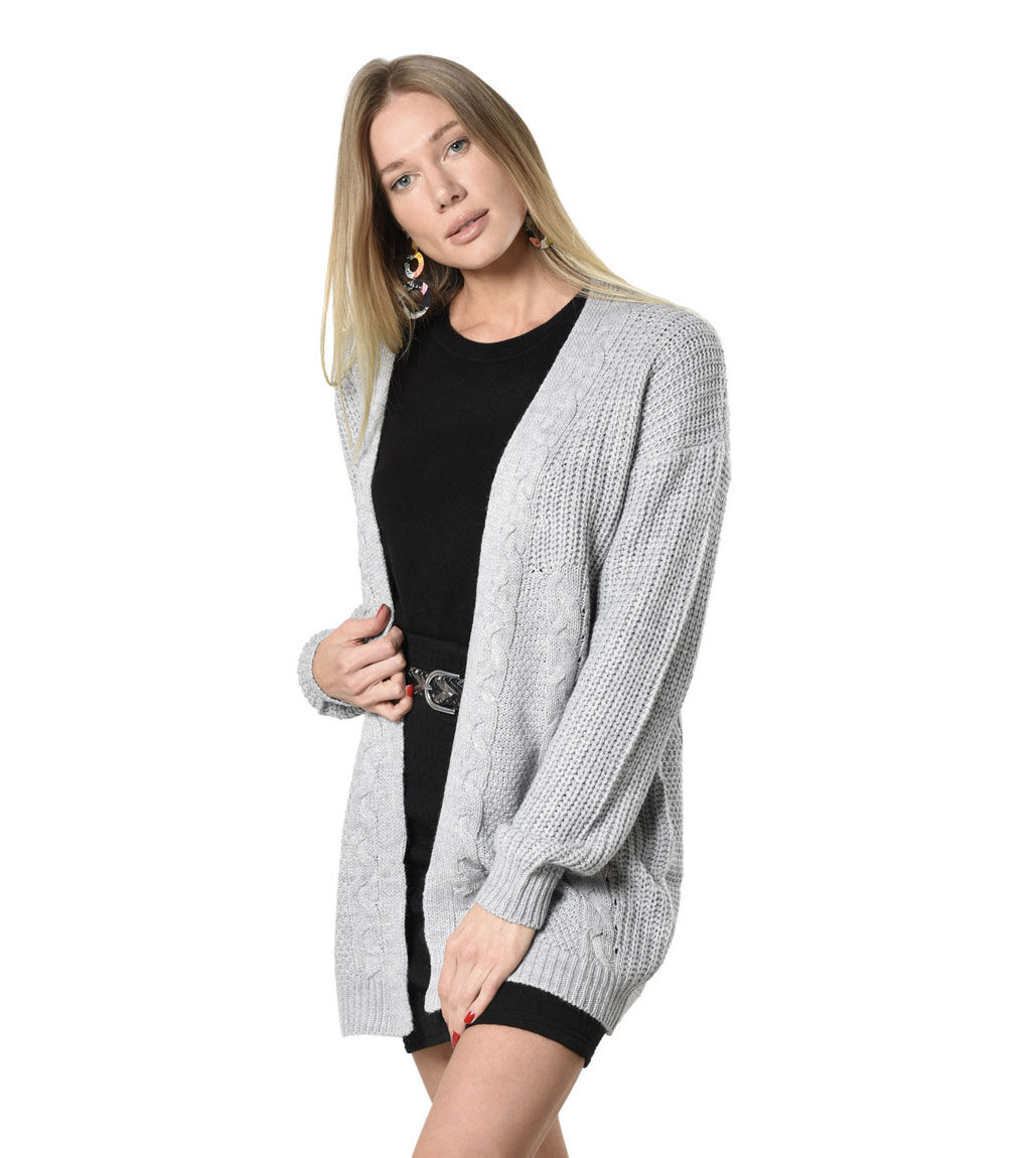 Cardigan trenzas