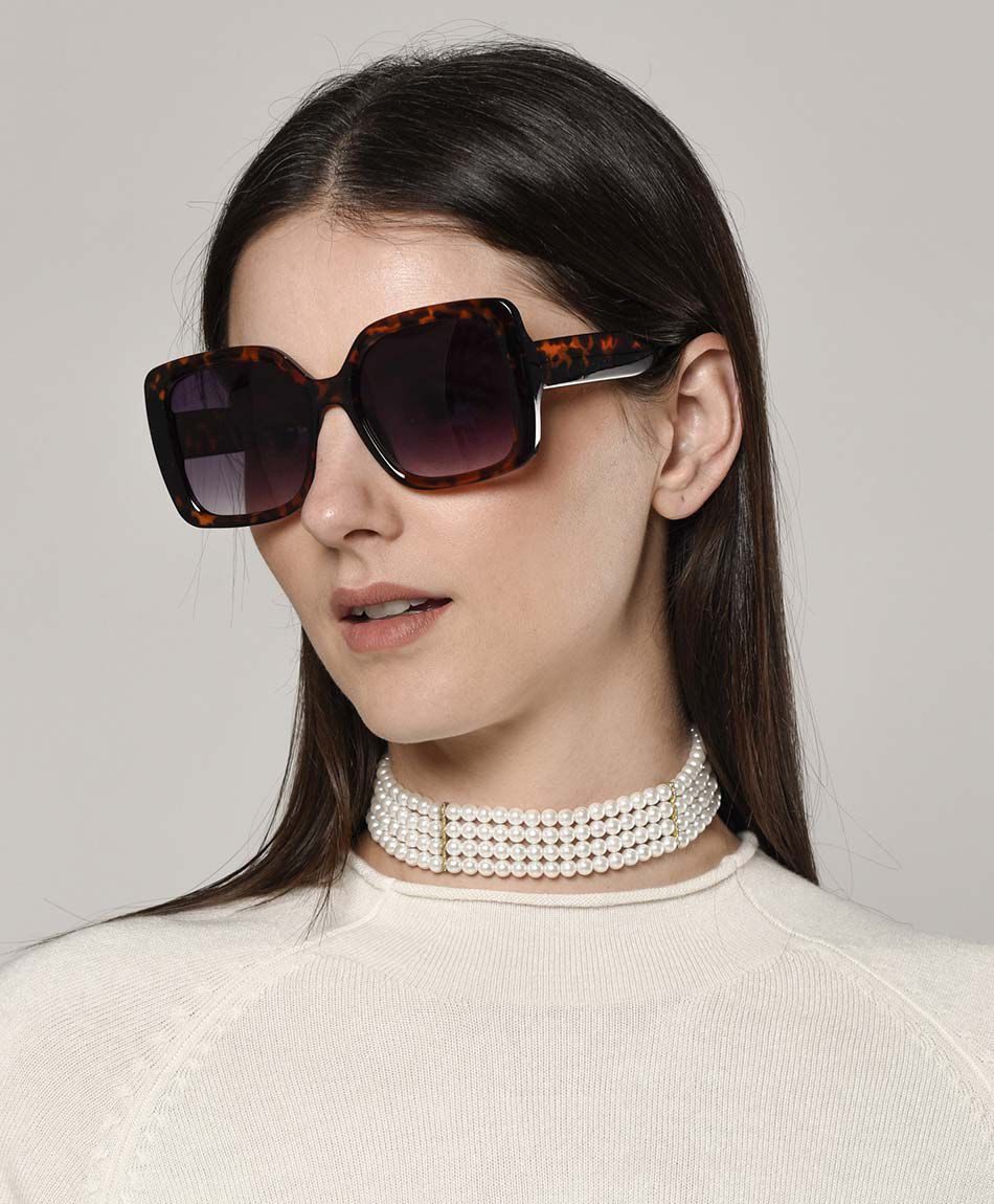 Lentes mujer animal print