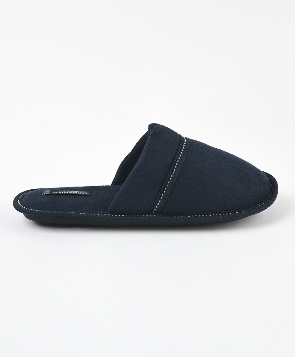 Pantufla hombre costura