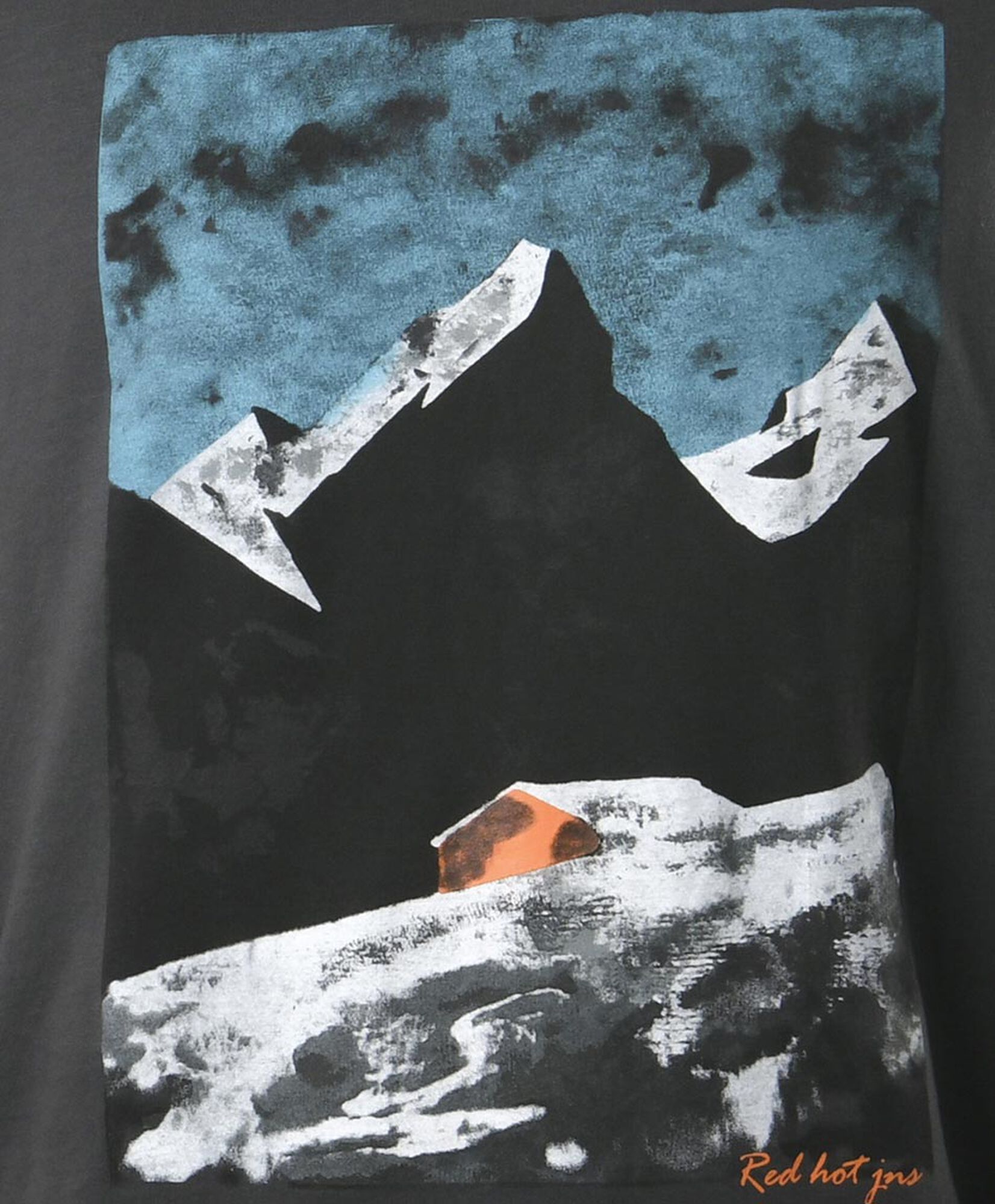 Polera hombre estampada montaña Polera hombre estampada montaña