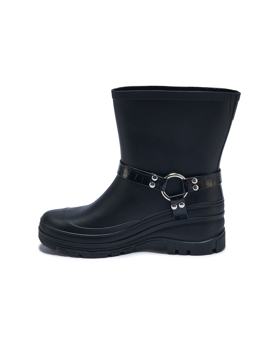 Bota mujer agua hebilla