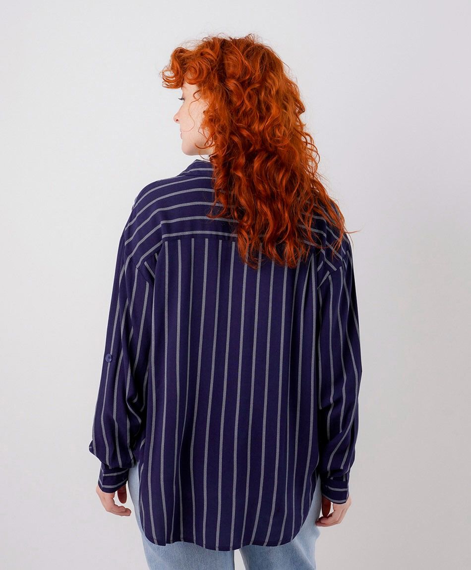 Blusa mujer l&iacute;neas mix