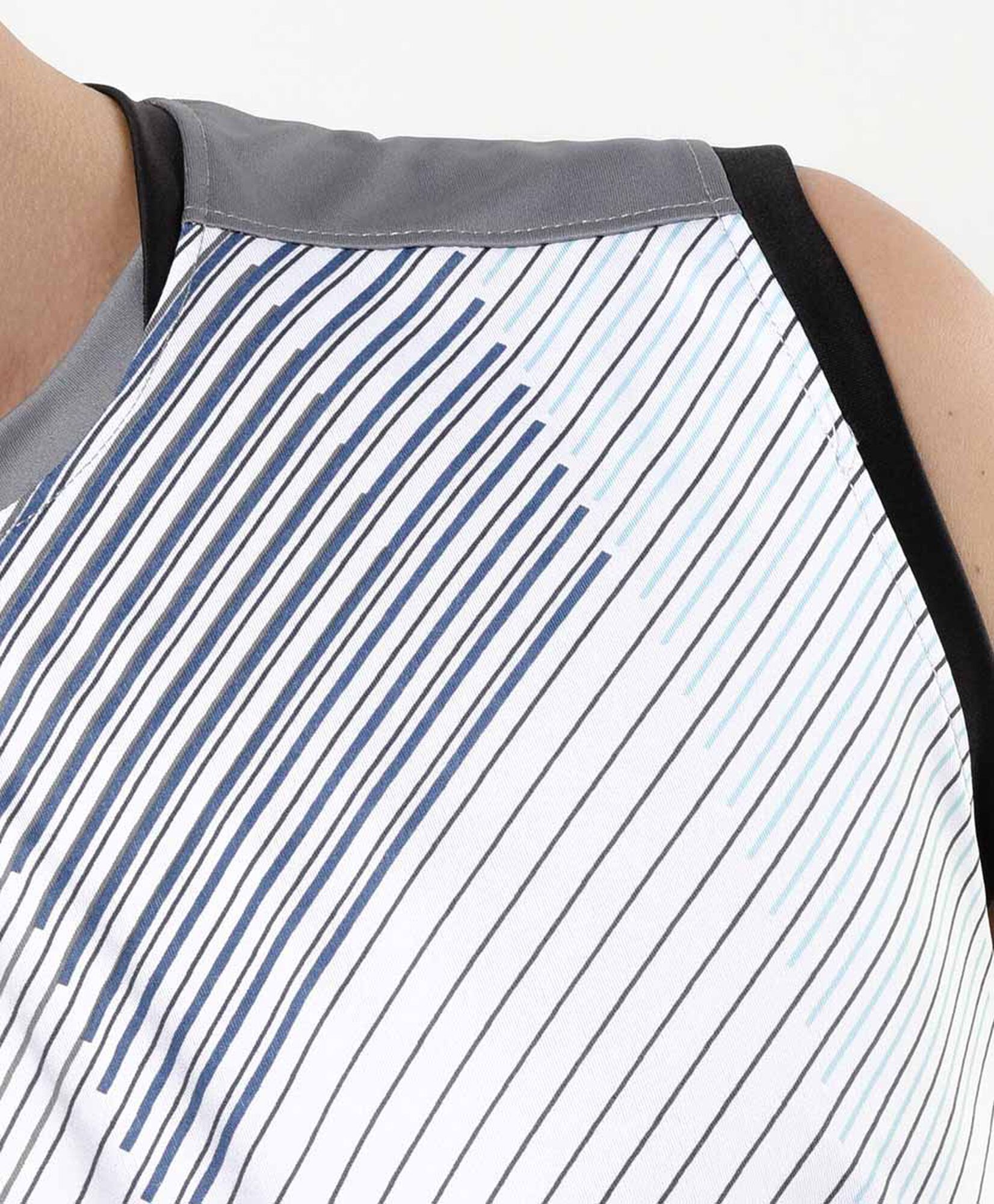 Polera deportiva hombre líneas sin mangas Polera deportiva hombre líneas sin mangas