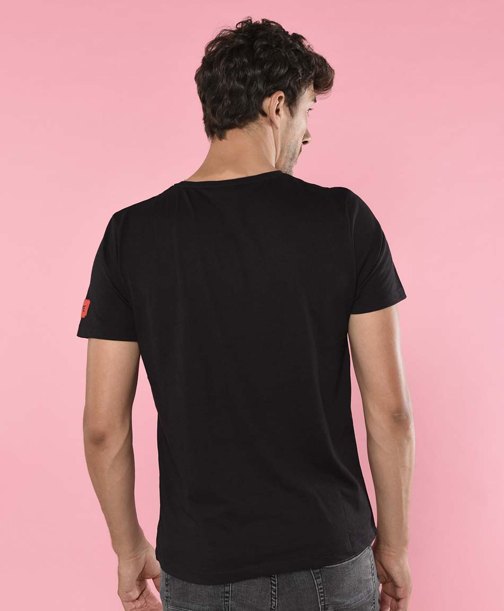 Polera hombre estampado perro Polera hombre estampado perro