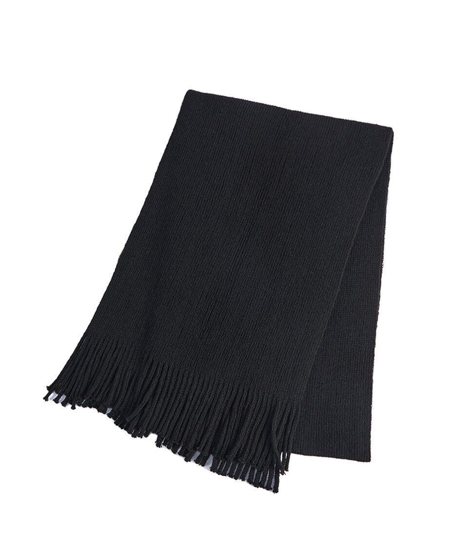 Bufanda hombre negra