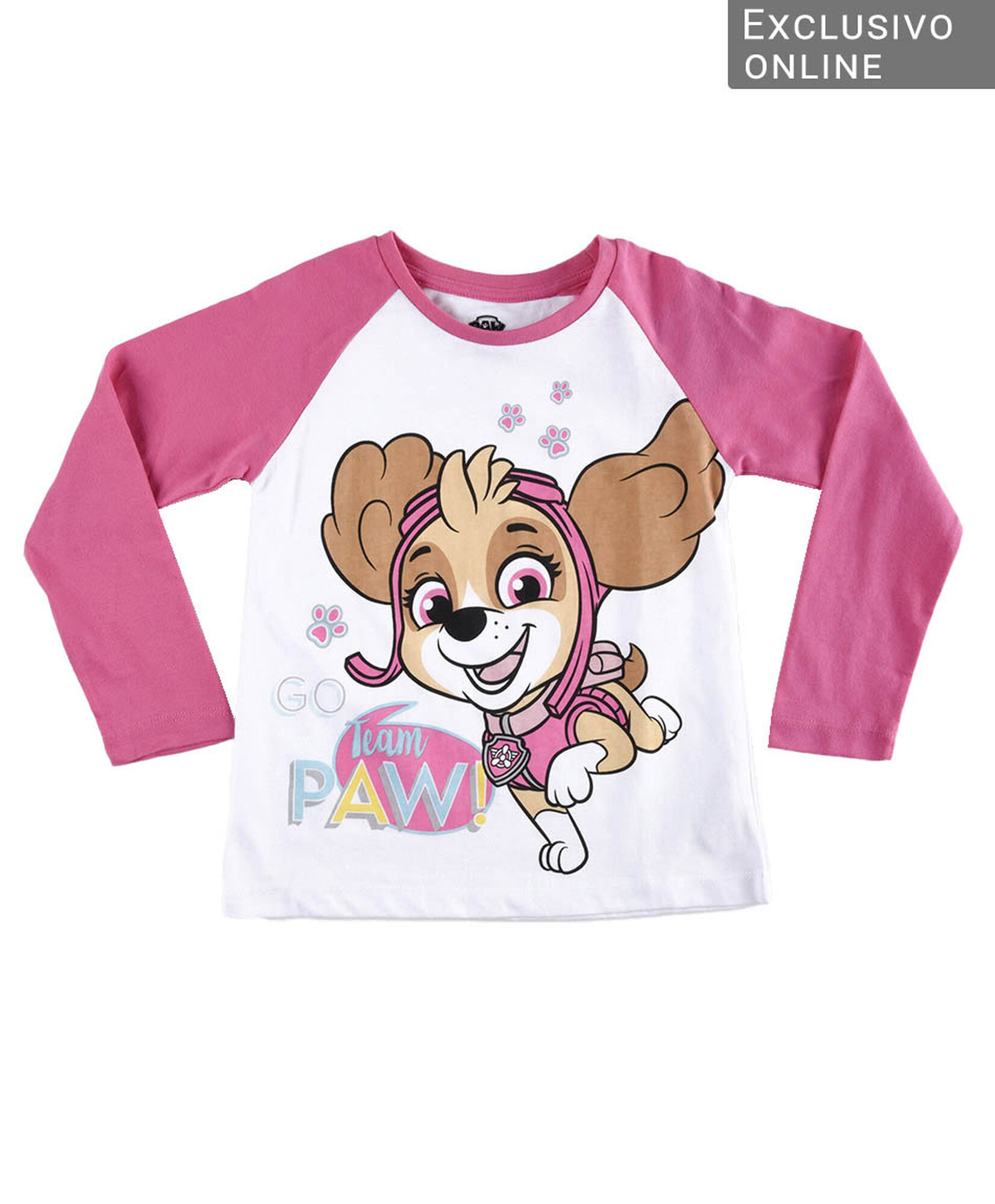 Polera bebé skye paw patrol bicolor Polera bebé skye paw patrol bicolor