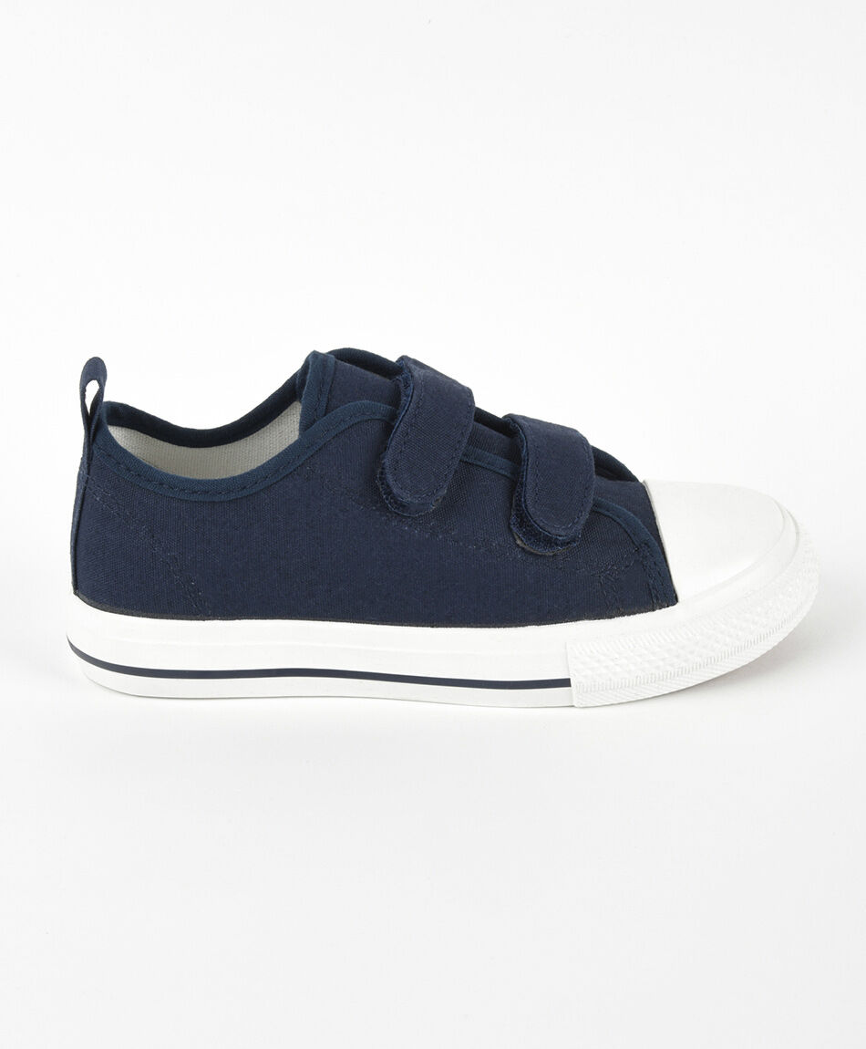 Zapatilla infantil cl&aacute;sica azul