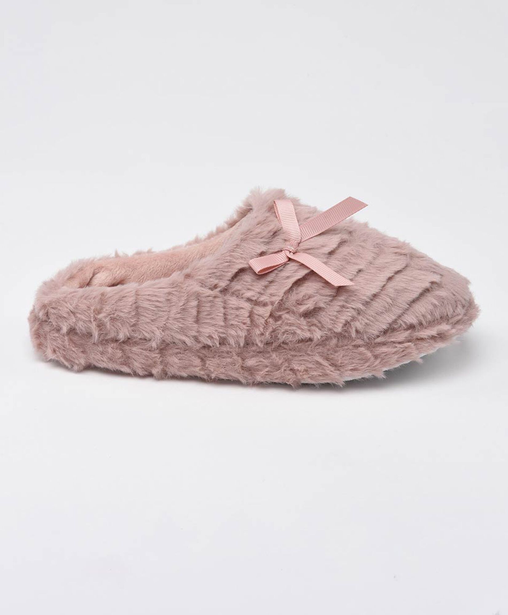 Pantuflas mujer peluditas cinta Pantuflas mujer peluditas cinta