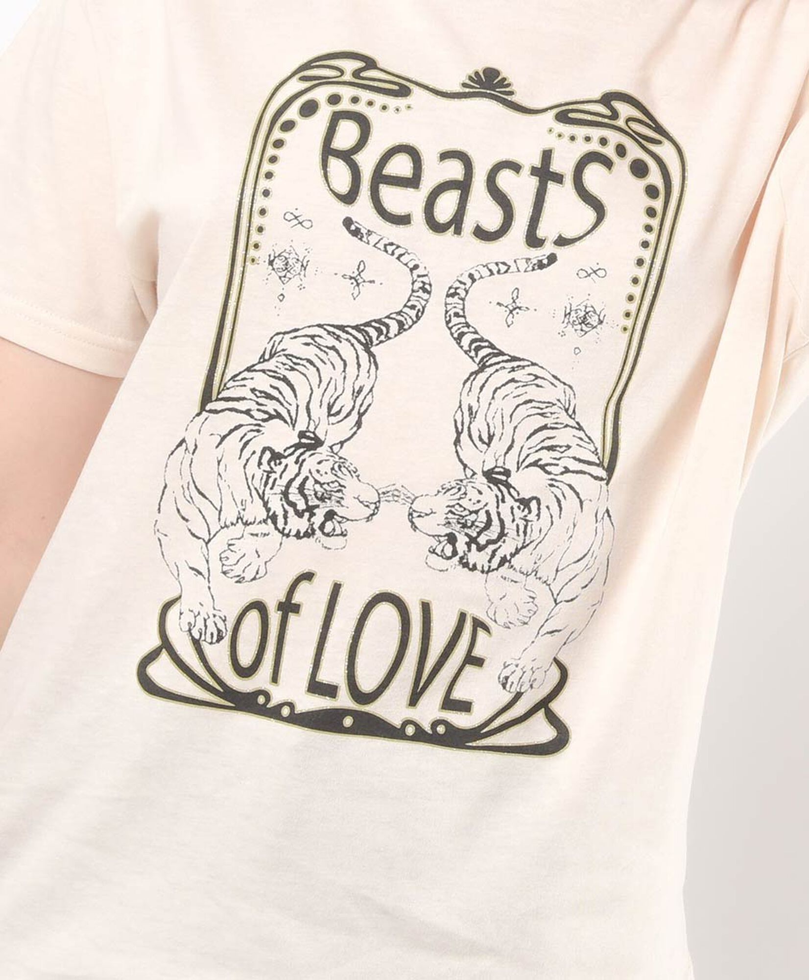 Polera mujer estampado tigre Polera mujer estampado tigre