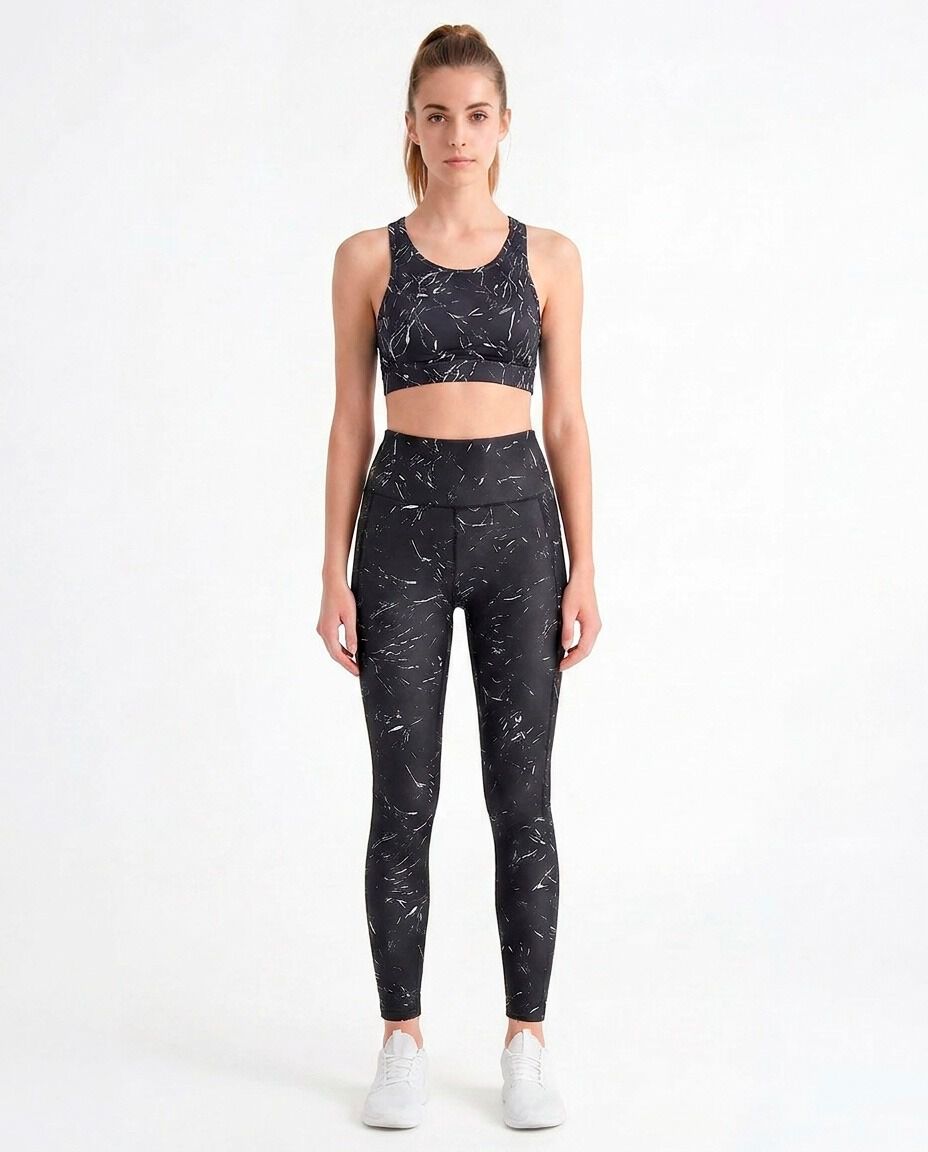 Calza deportiva mujer print  l&iacute;neas