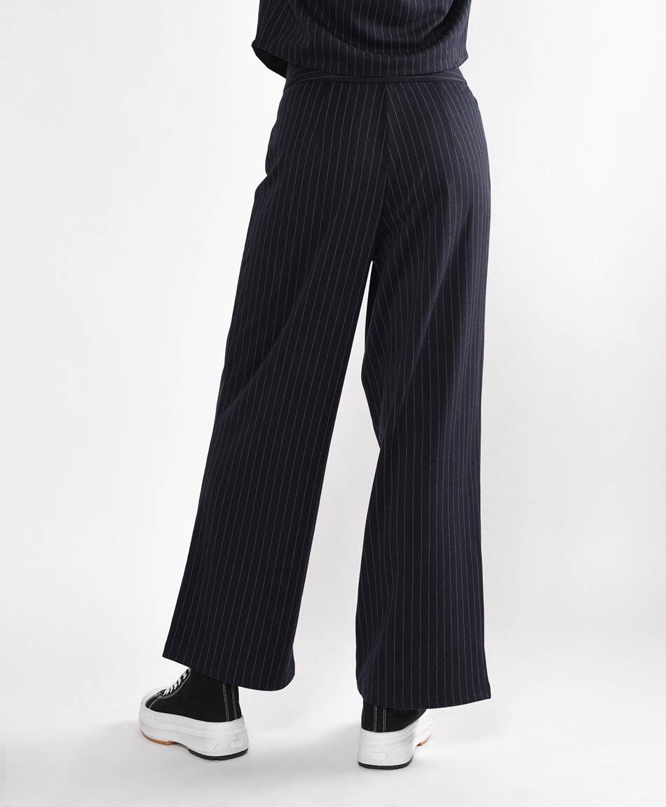Pantal&oacute;n mujer l&iacute;neas verticales wide 