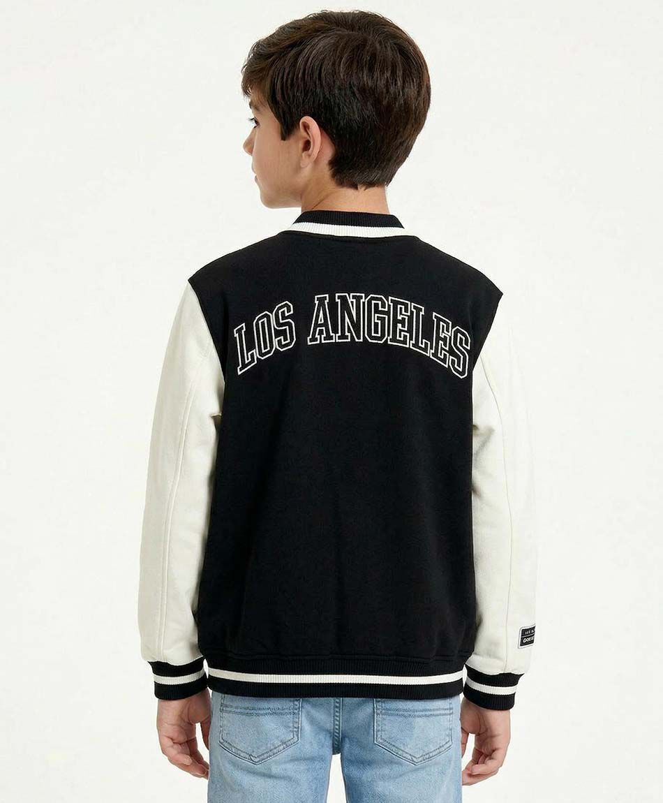 Chaqueta ni&ntilde;o estilo university