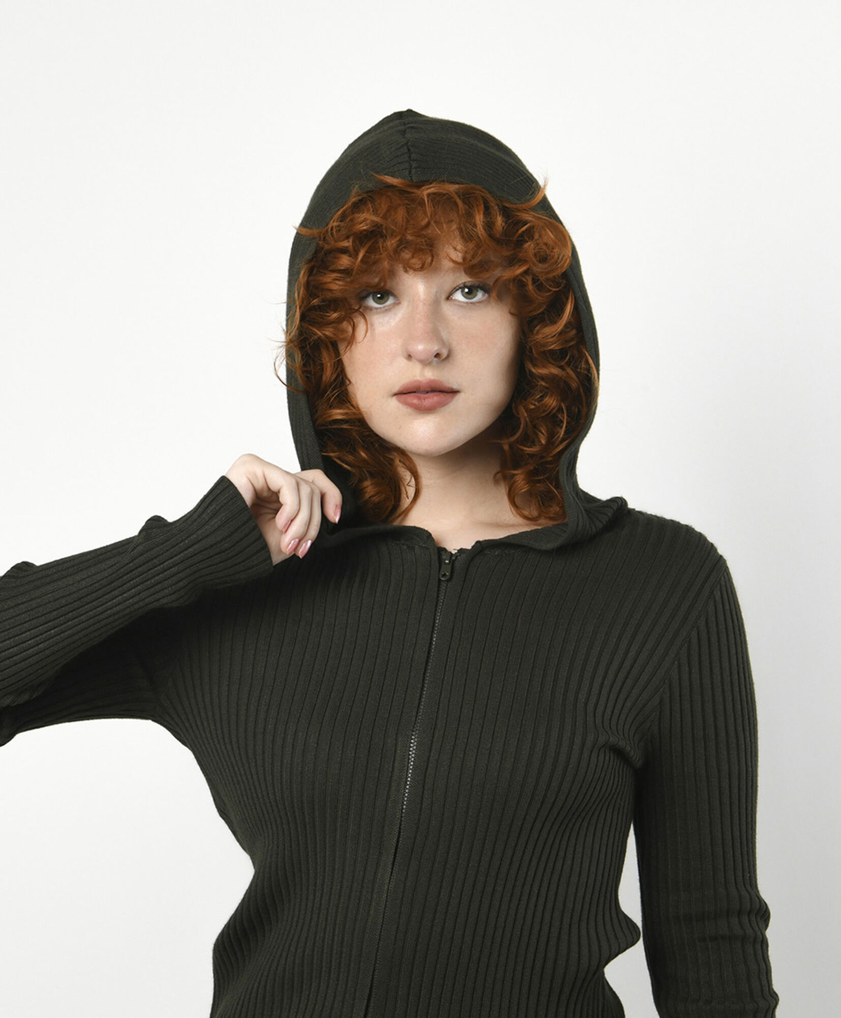 Cardigan mujer gorro ajustado Cardigan mujer gorro ajustado