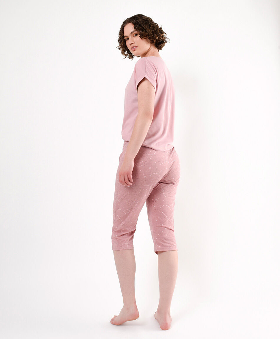 Pijama mujer capri gato