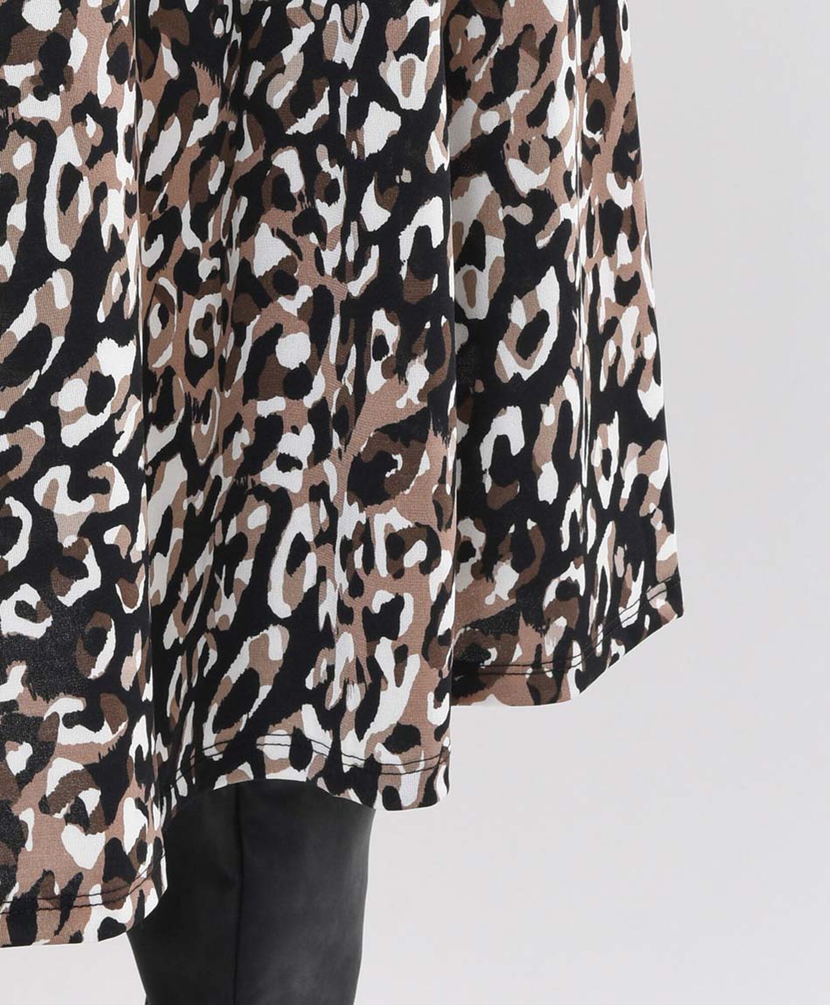 Falda mujer midi animal print leopardo Falda mujer midi animal print leopardo