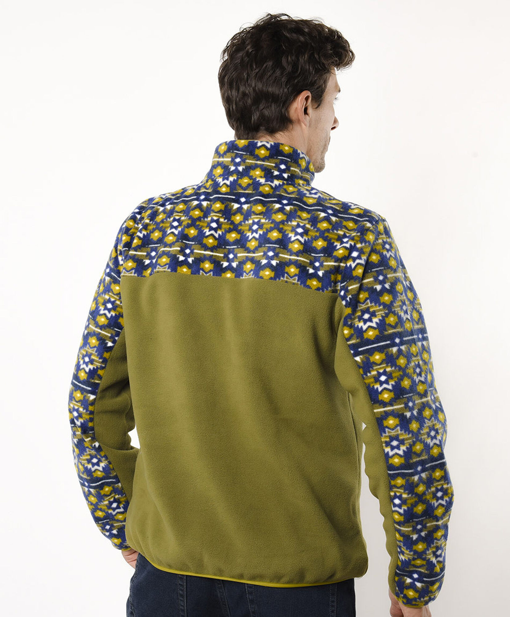 Polar hombre estampado bolsillo Polar hombre estampado bolsillo