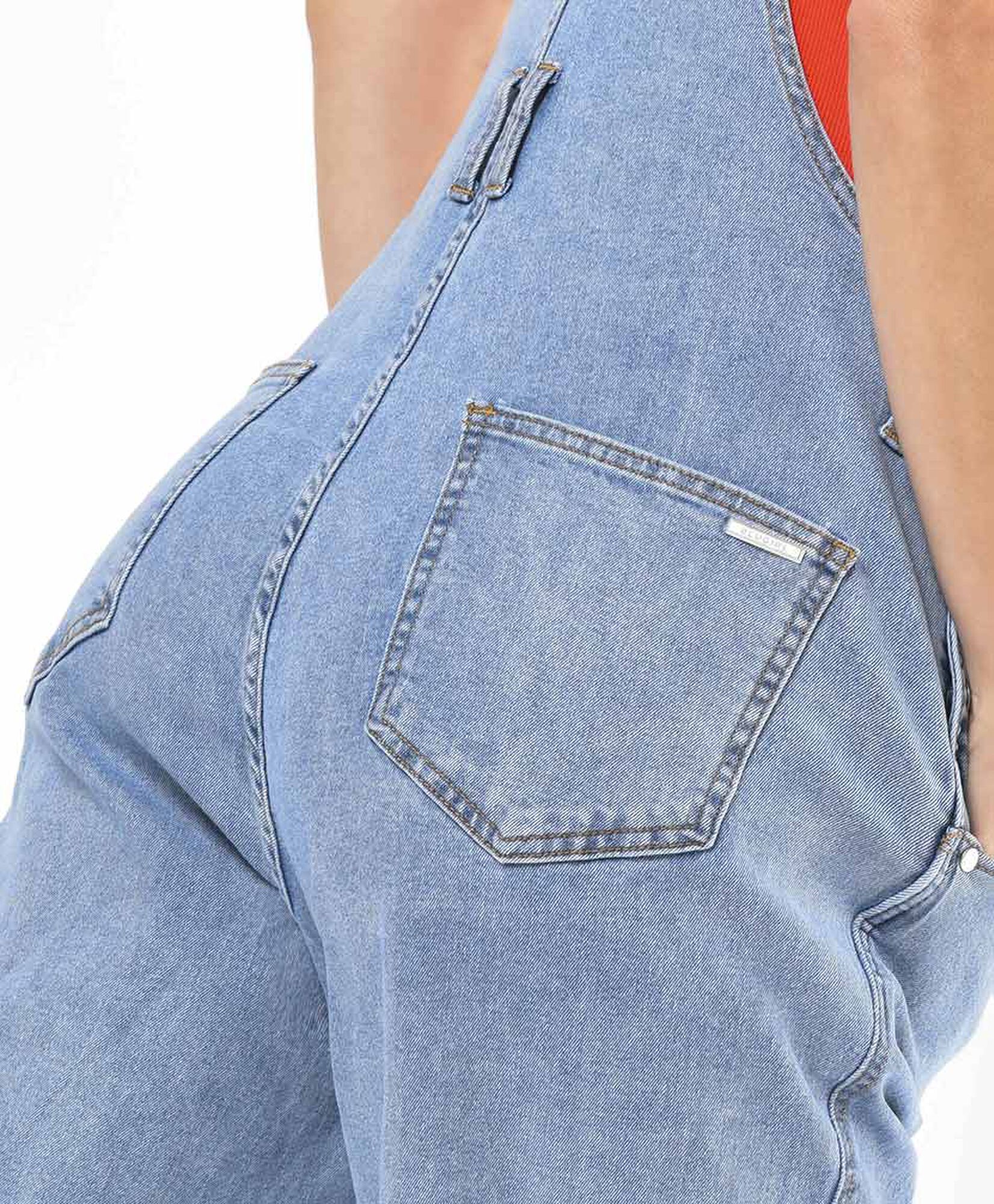 Enterito mujer denim bordado Enterito mujer denim bordado