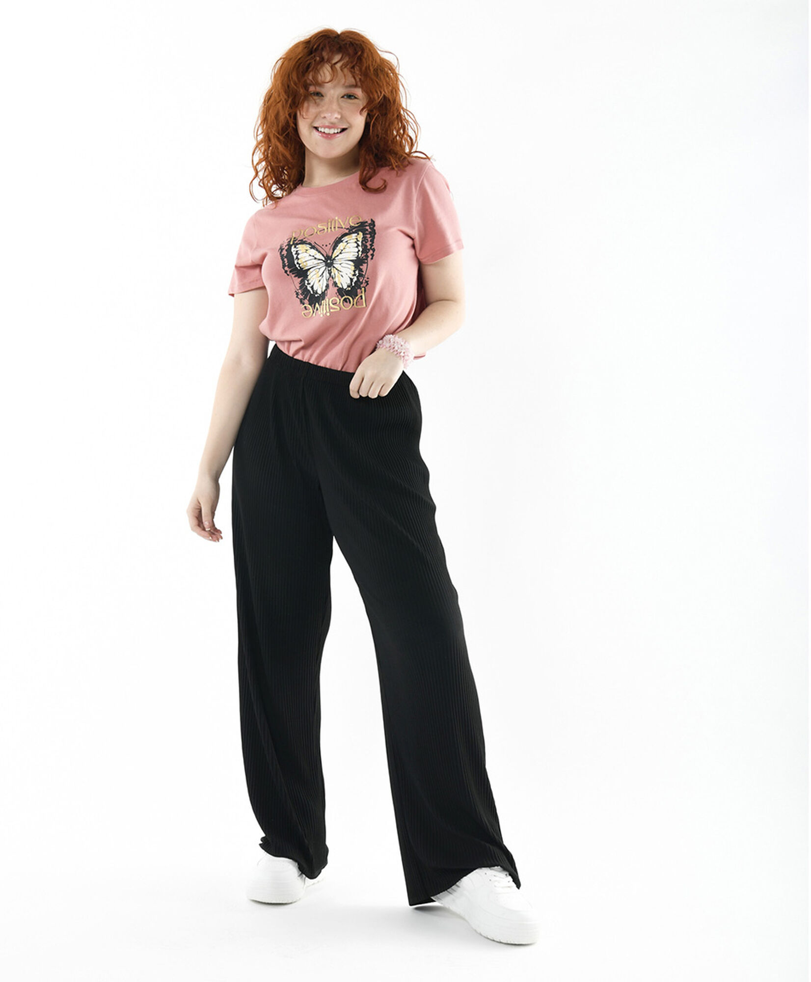 Pantalón mujer plisado wide Pantalón mujer plisado wide