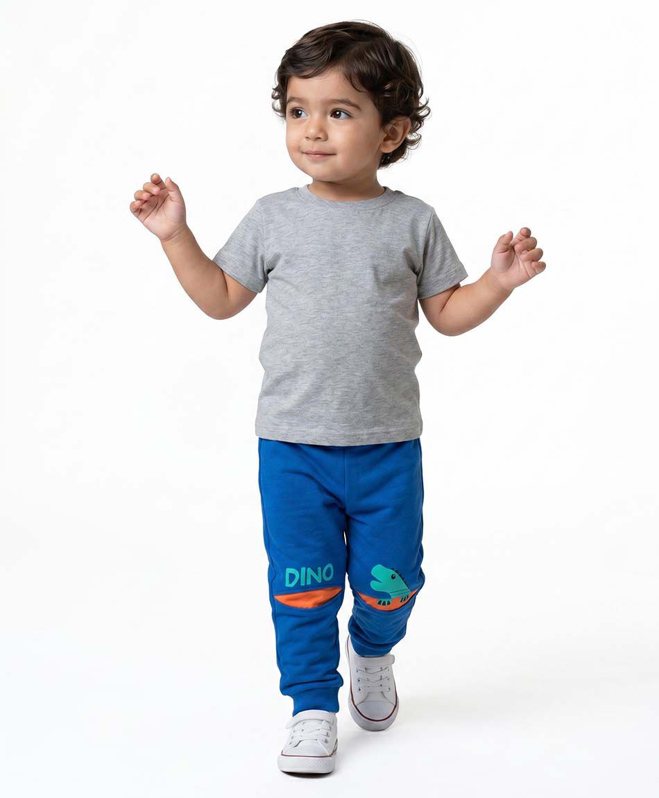 Pantal&oacute;n buzo beb&eacute; dise&ntilde;o dino