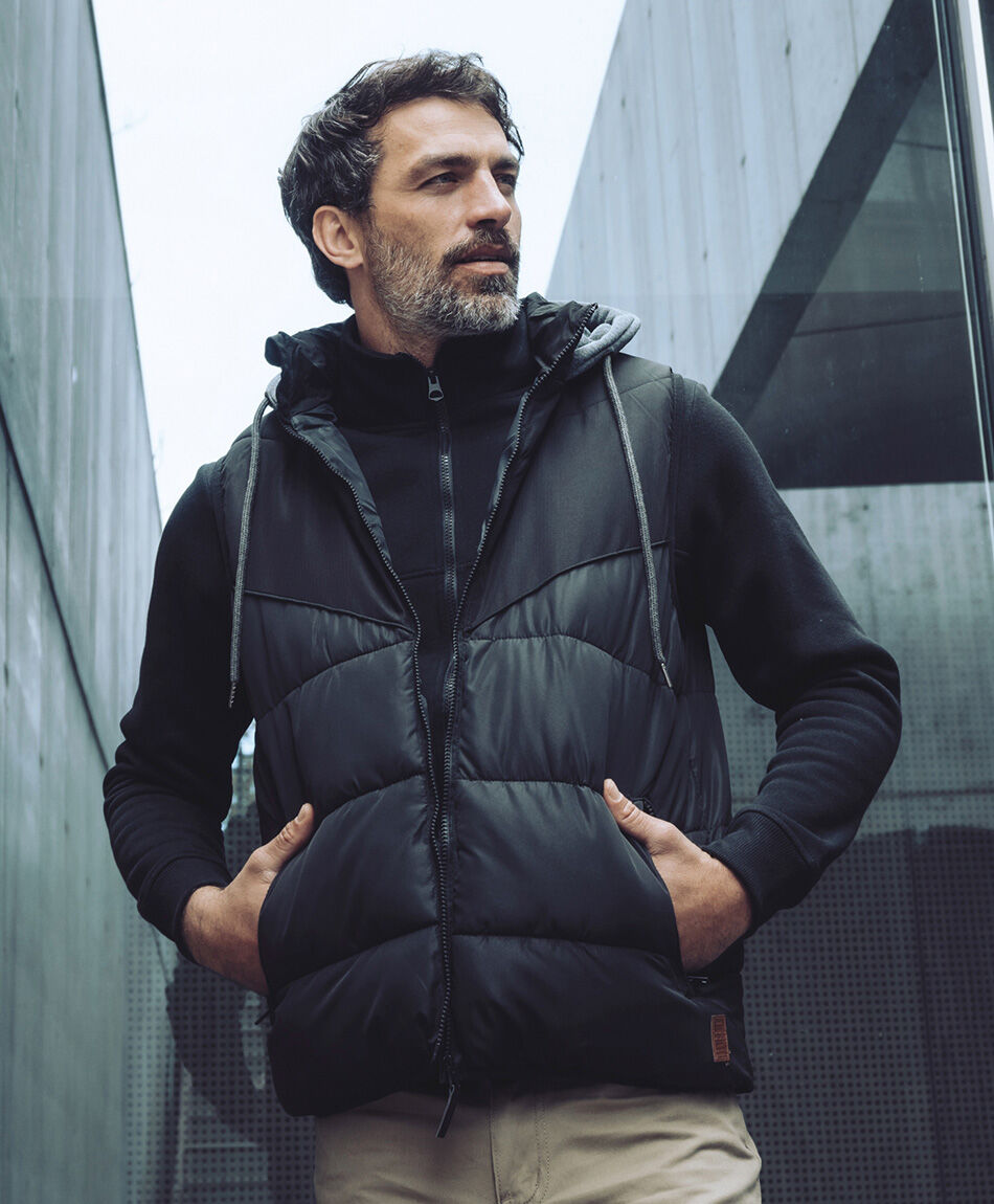 Parka hombre sin mangas