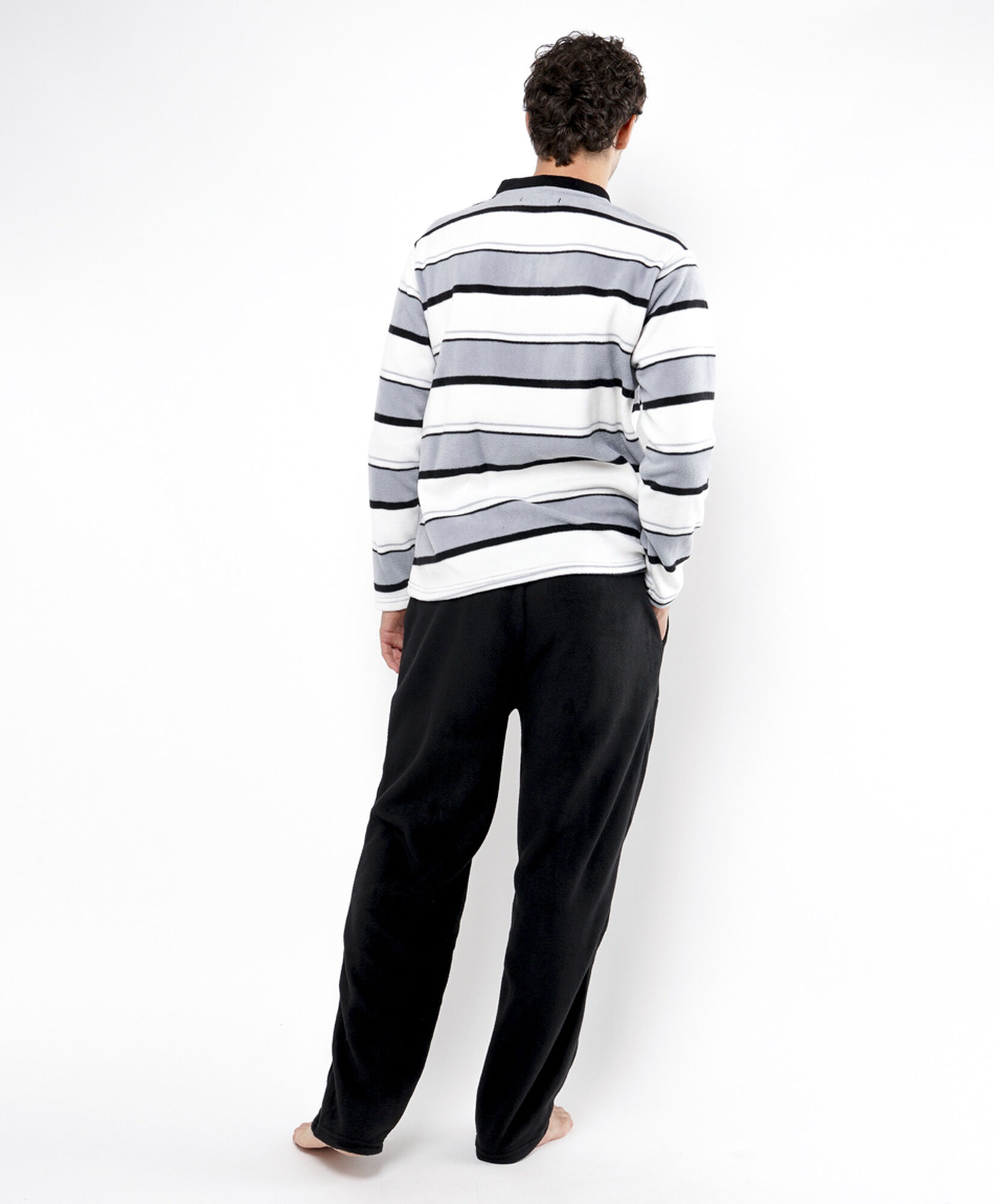 Pijama hombre polar botones Pijama hombre polar botones