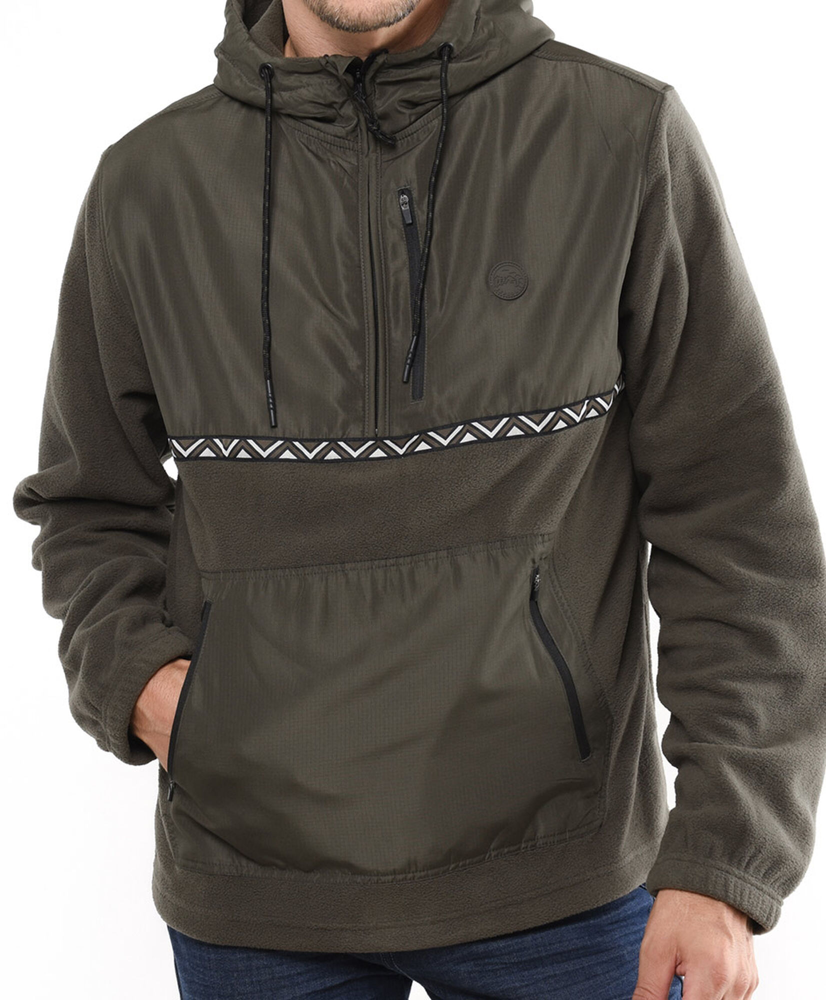 Chaqueta hombre mix medio cierre Chaqueta hombre mix medio cierre