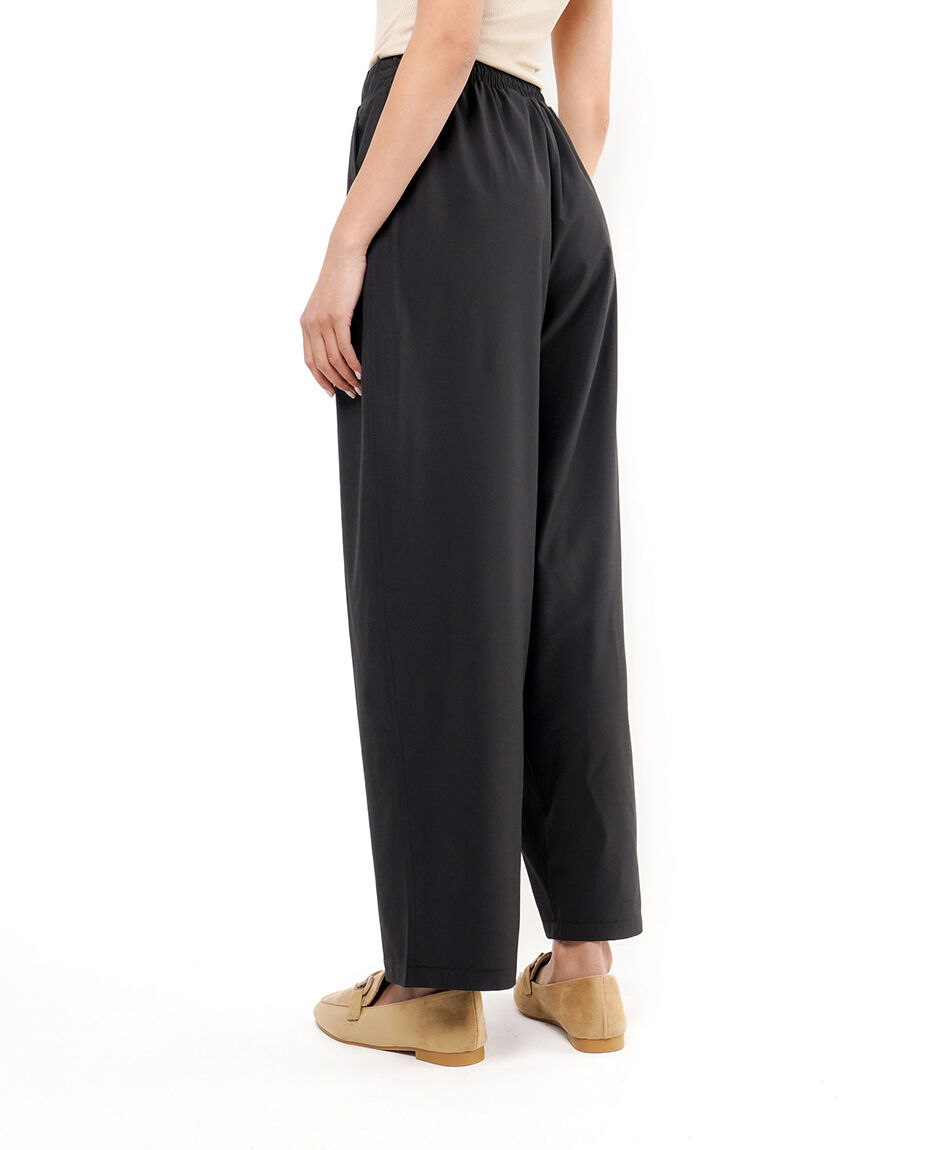 Pantal&oacute;n mujer texturizado caf&eacute;