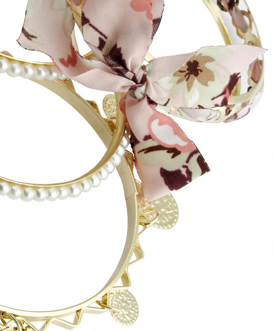 Pulsera set tipo aro 6 piezas