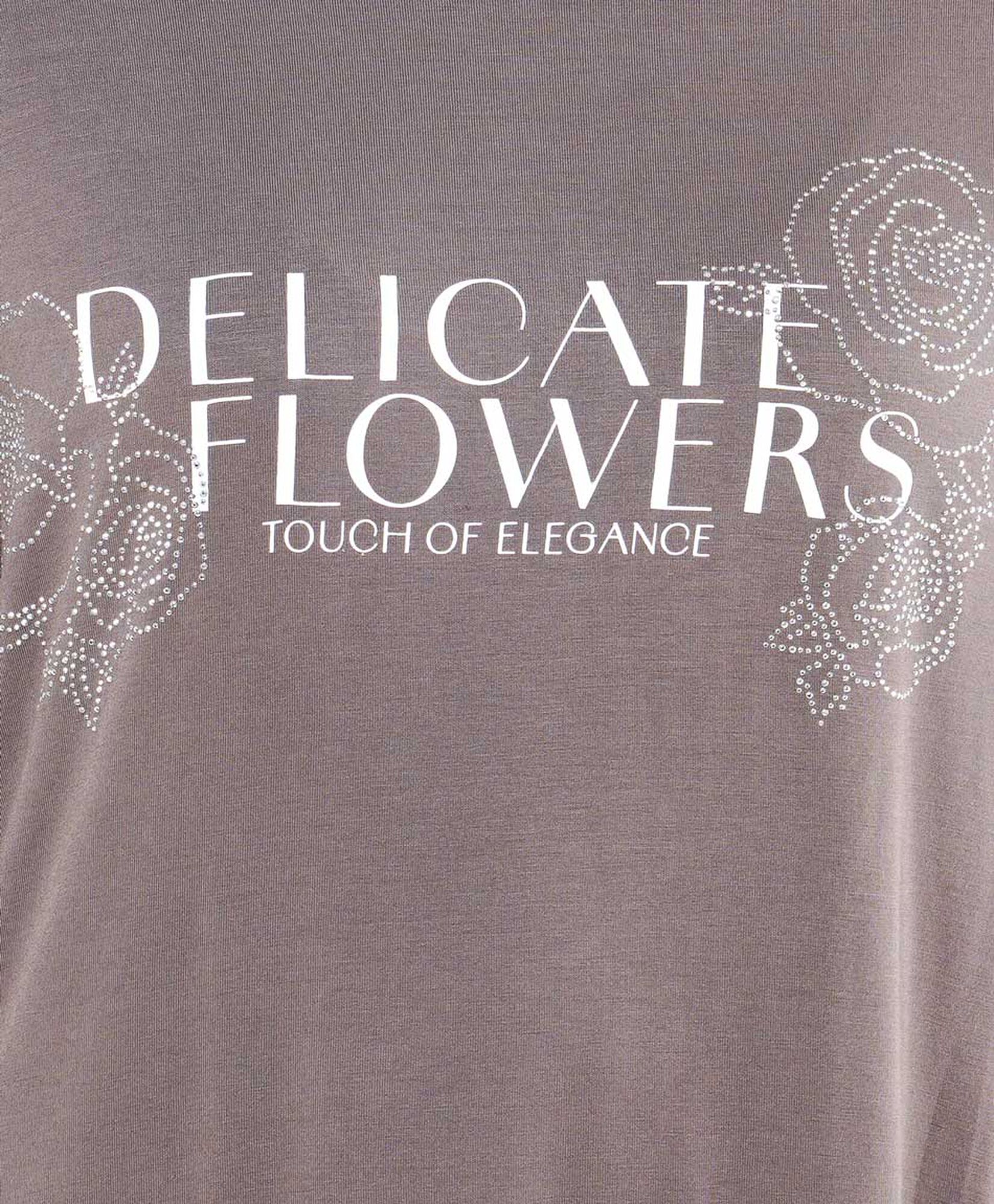 Polera mujer texto brillos Polera mujer texto brillos