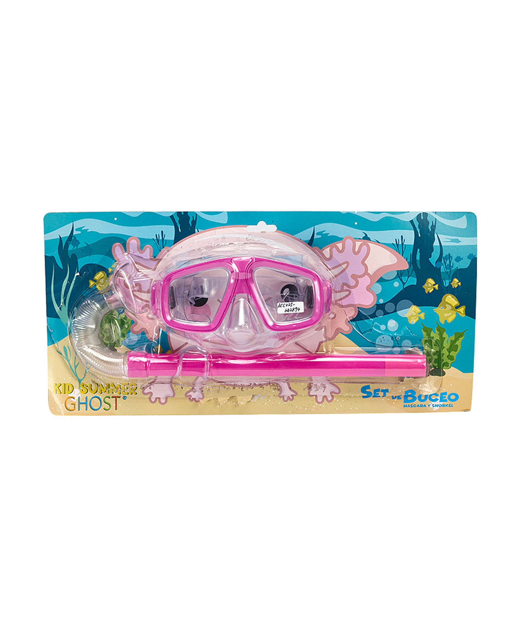 Snorkel infantil rosado Snorkel infantil rosado