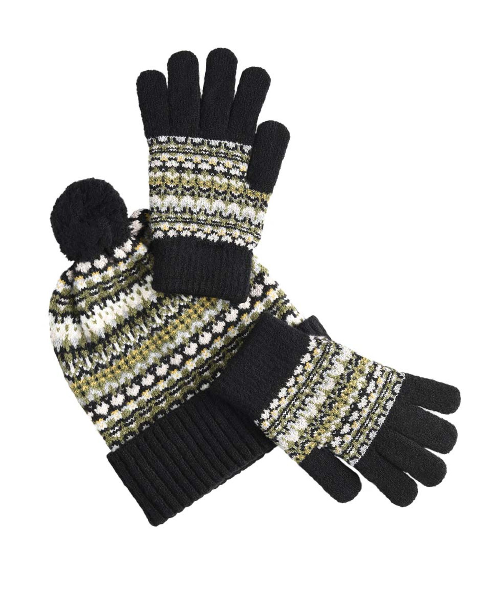Set gorro + guantes mujer nórdico Set gorro + guantes mujer nórdico