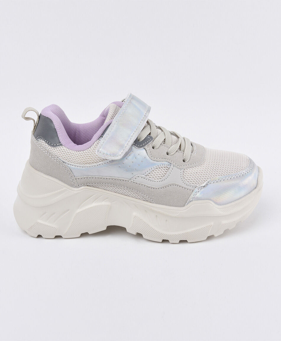 Zapatilla infantil velcro plataforma