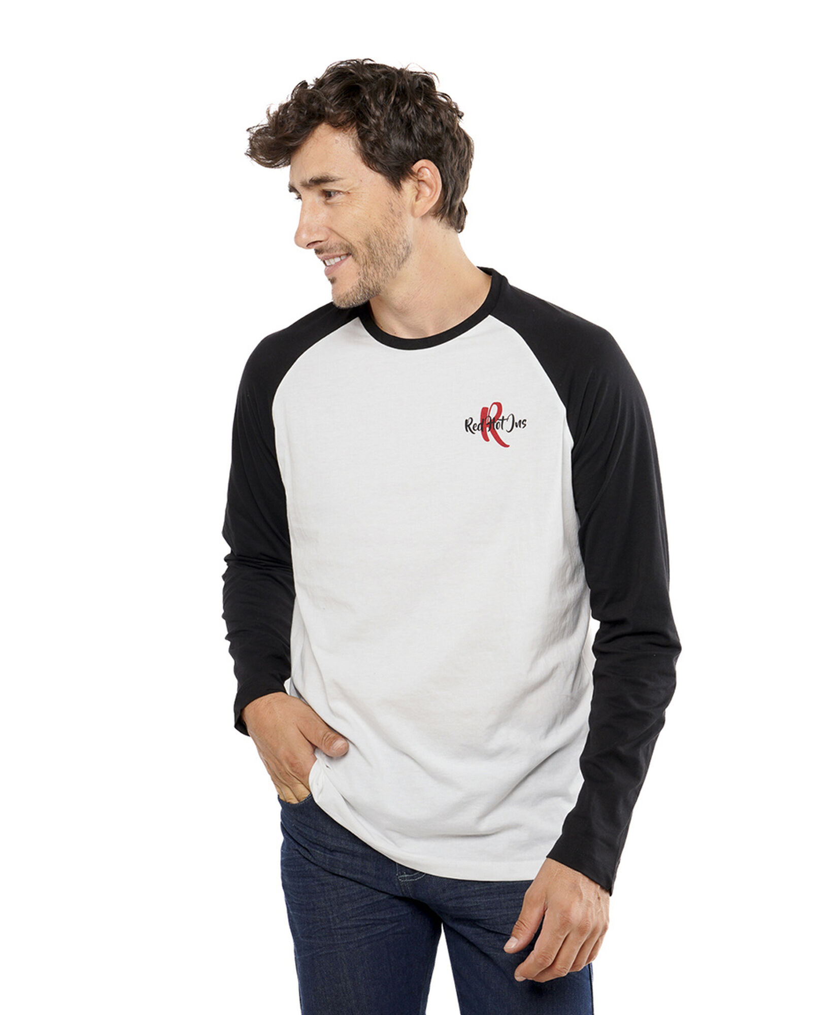 Polera Hombre Poleras Manga Larga Estampadas Polera Hombre Print Manga Verde