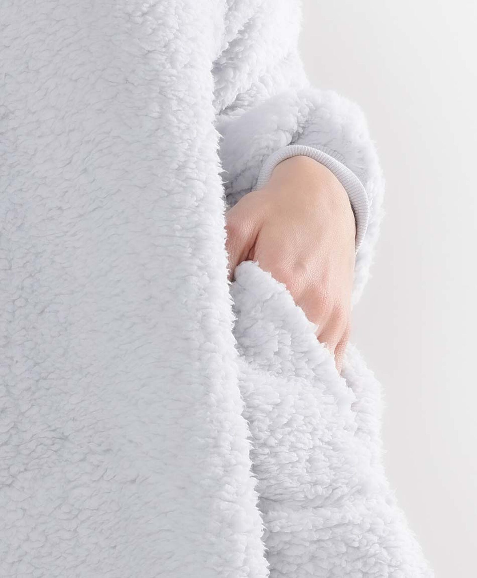Polerón manta mujer oversize chiporro Polerón manta mujer oversize chiporro