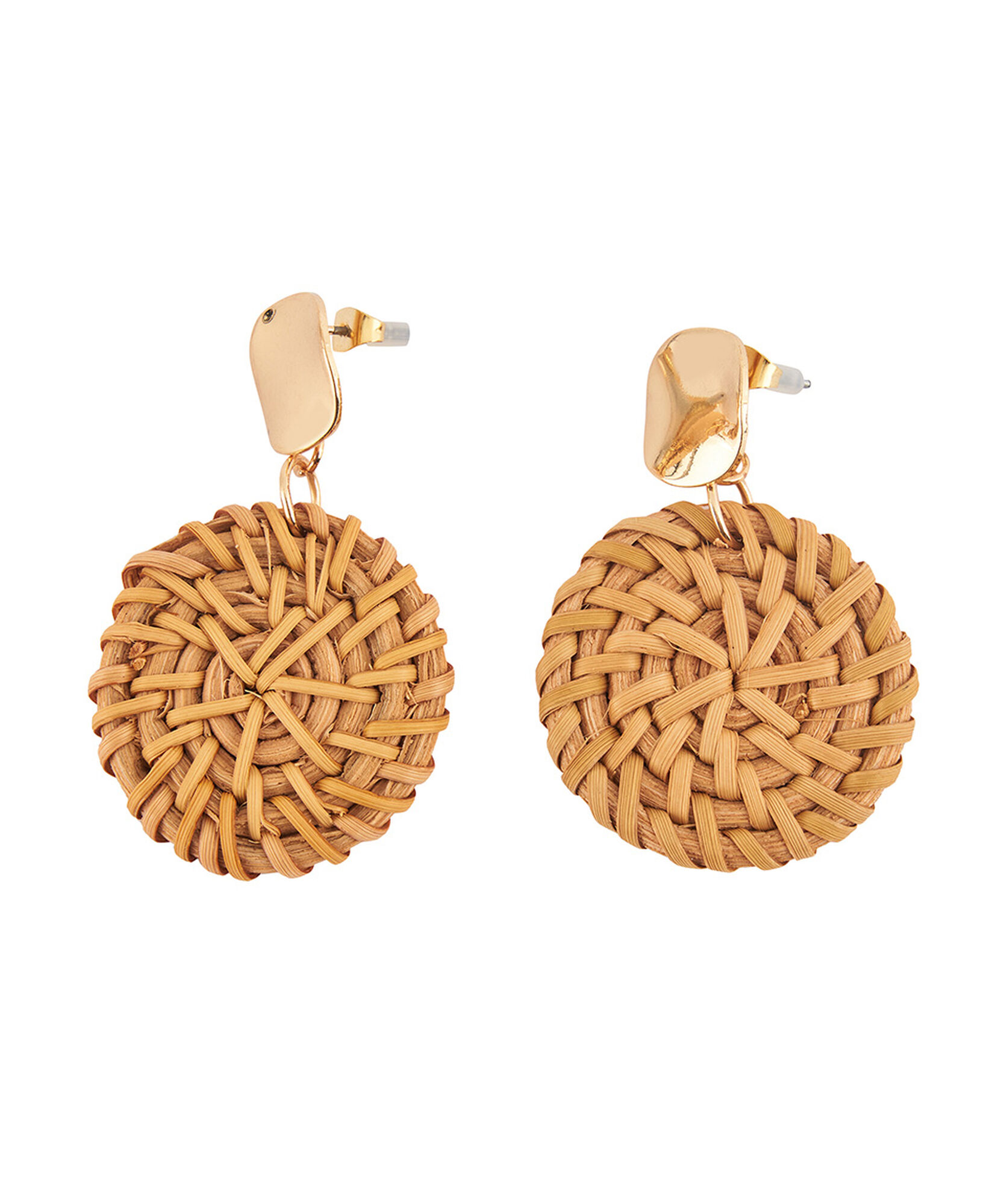 Aros mujer rafia Aros mujer rafia