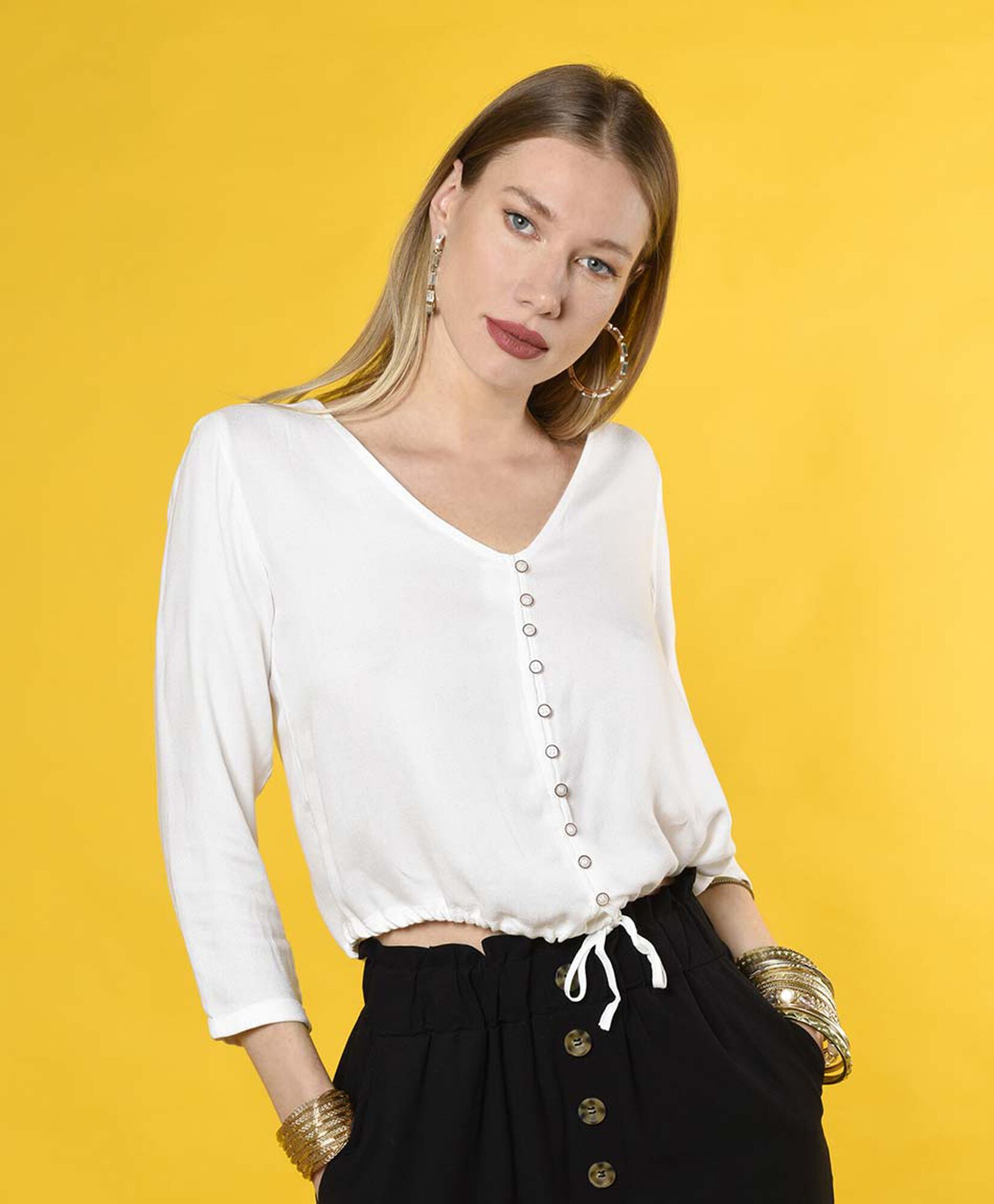 Blusa manga larga Blusa manga larga
