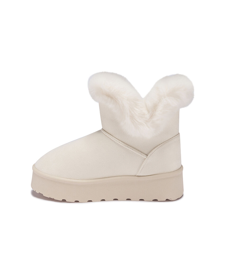Bota mujer comfy forrada invierno