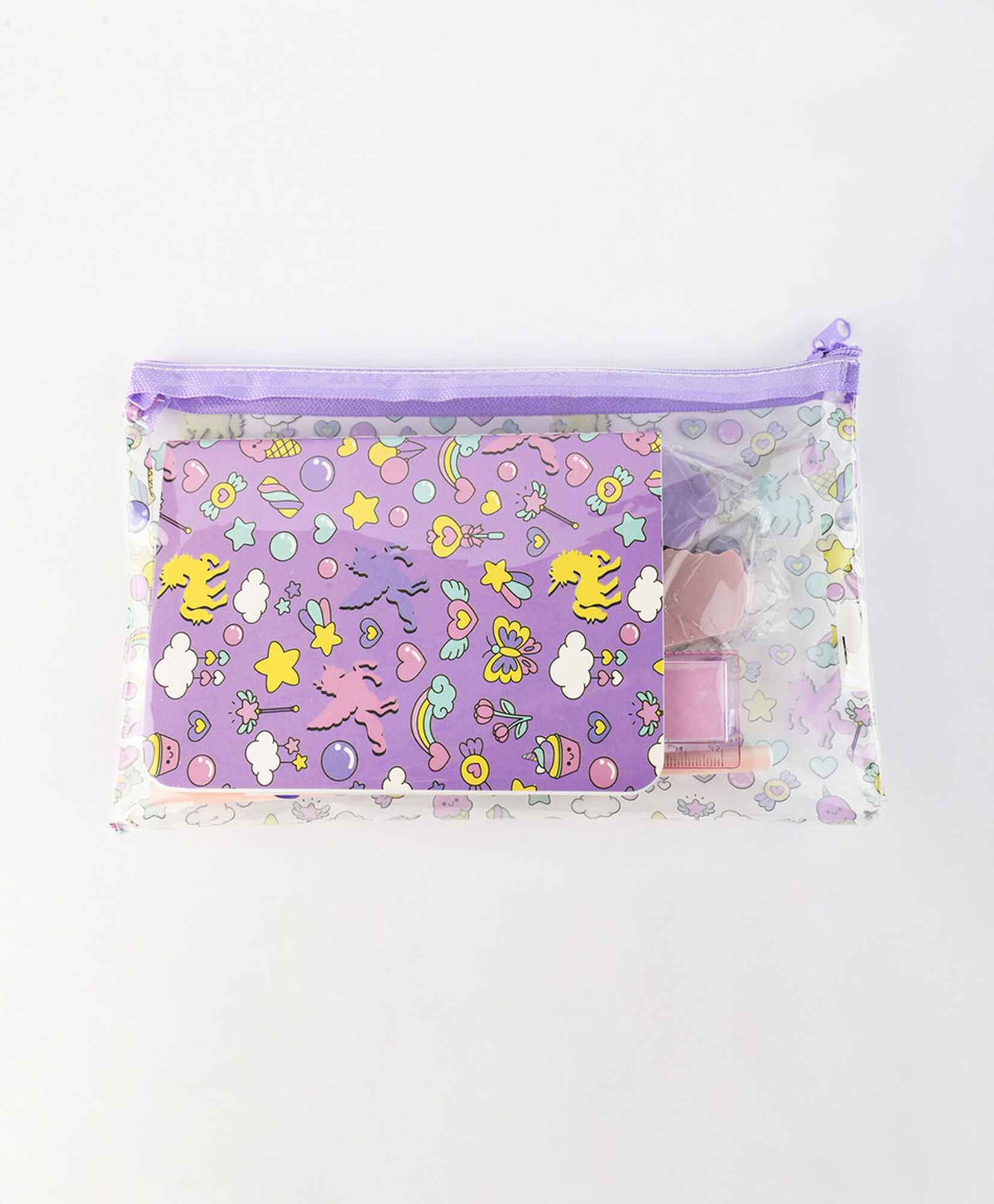 Kit estuche escolar unicornio Kit estuche escolar unicornio