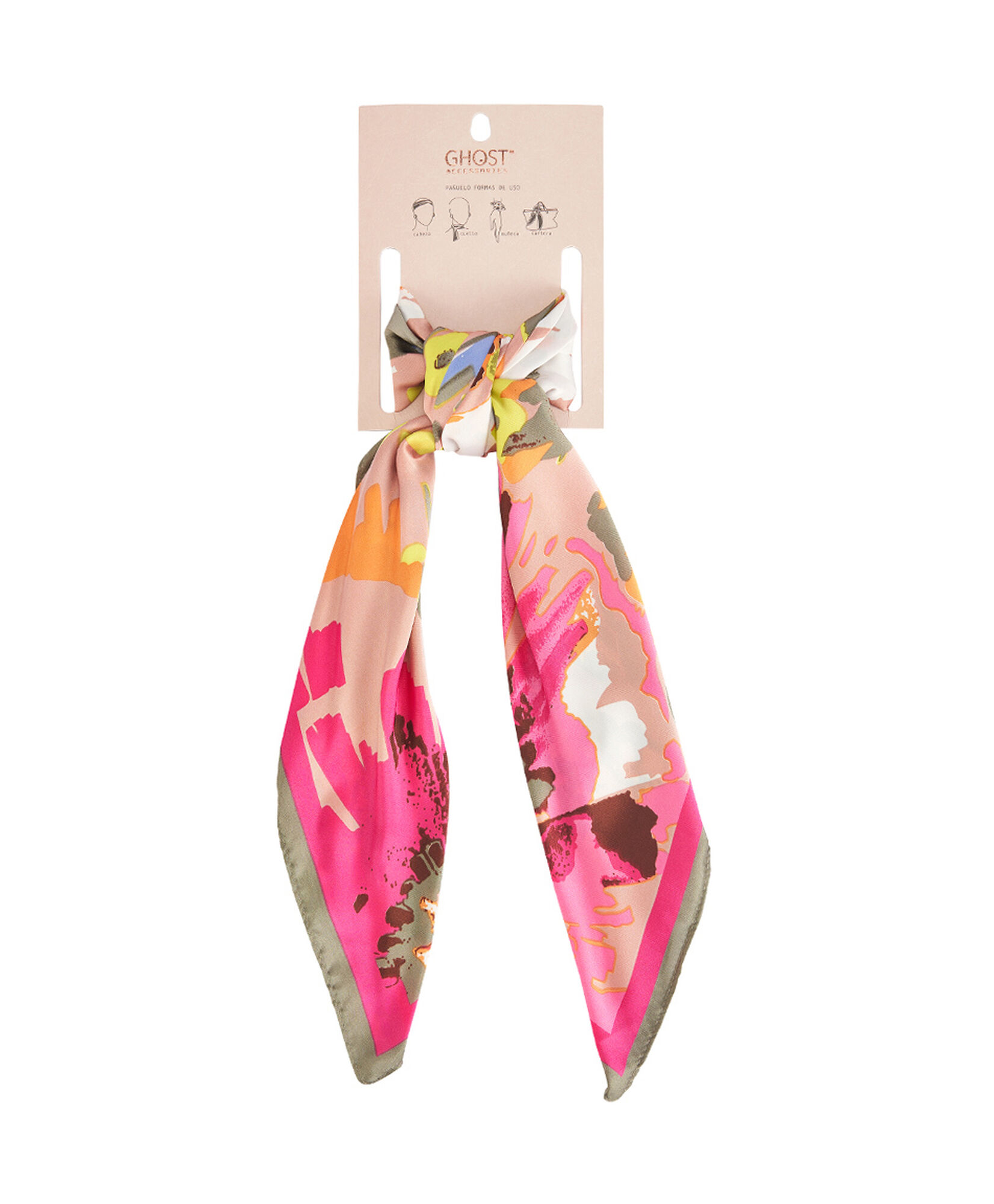 Pañuelo mujer flores colores Pañuelo mujer flores colores