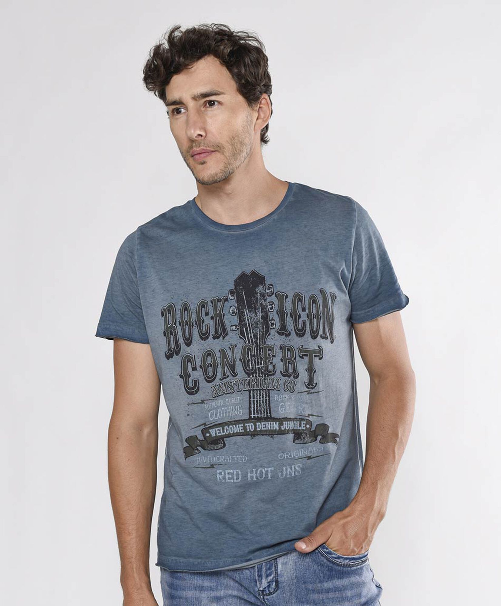 Polera hombre guitarra Polera hombre guitarra