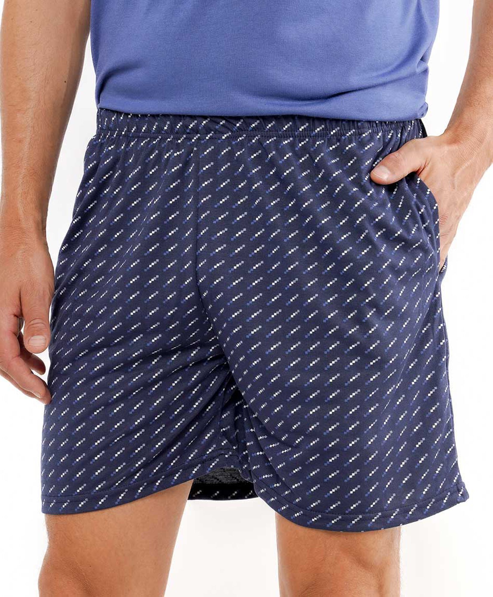 Pijama hombre bicolor bolsillo Pijama hombre bicolor bolsillo